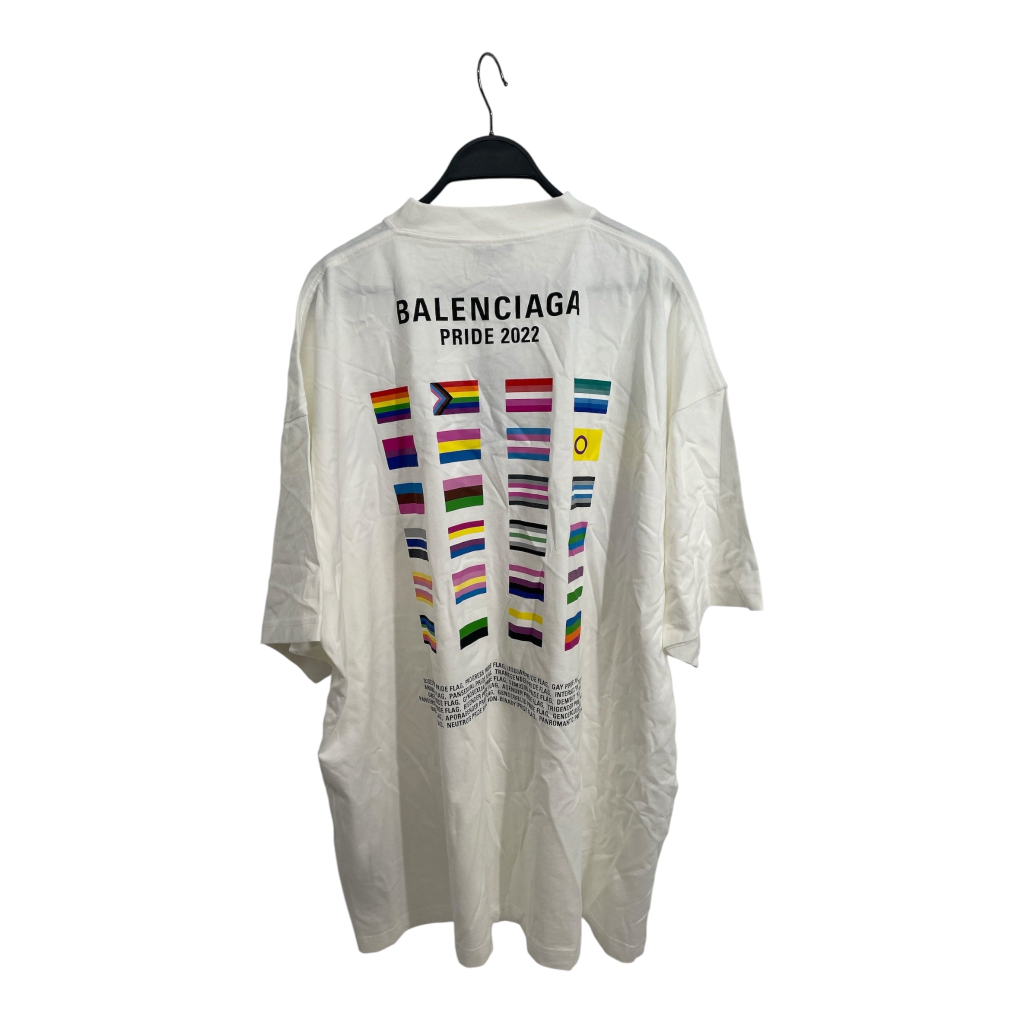 BALENCIAGA/T-Shirt/4/Cotton/WHT/2022 BOY/GIRL PRIDE 12 view 2