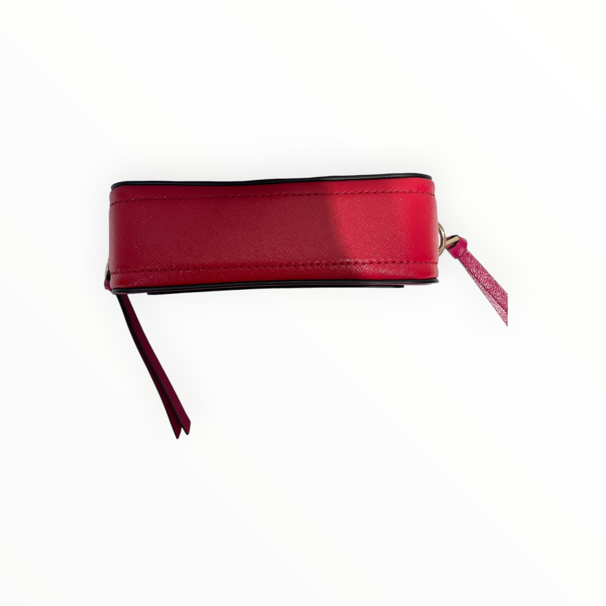 MARC JACOBS/Cross Body Bag/Leather/PNK/pink stripe strap w/ heart loc view 5