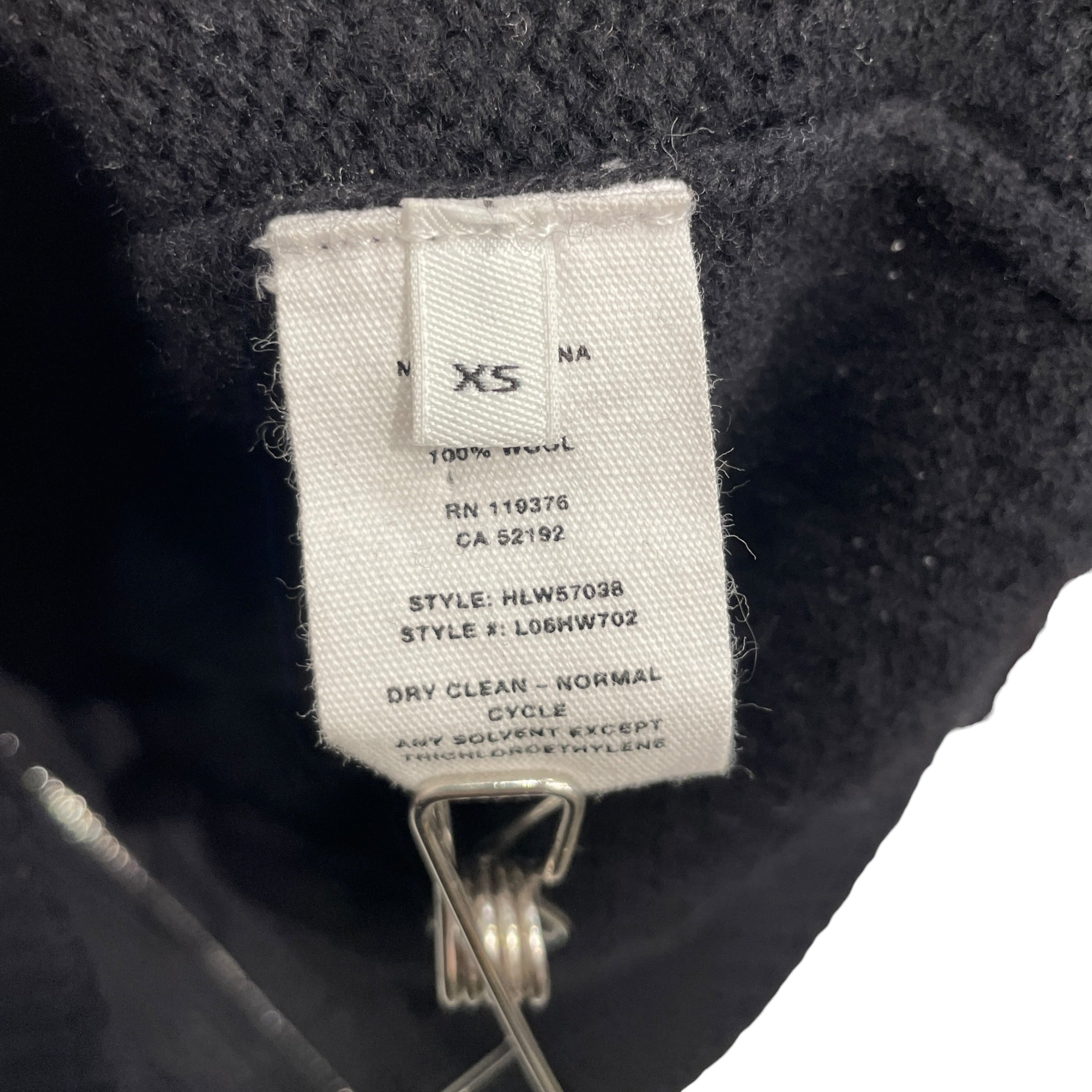Helmut Lang/SL Blouse/XS/Wool/BLK/WOOL STRAPLESS TOP view 4