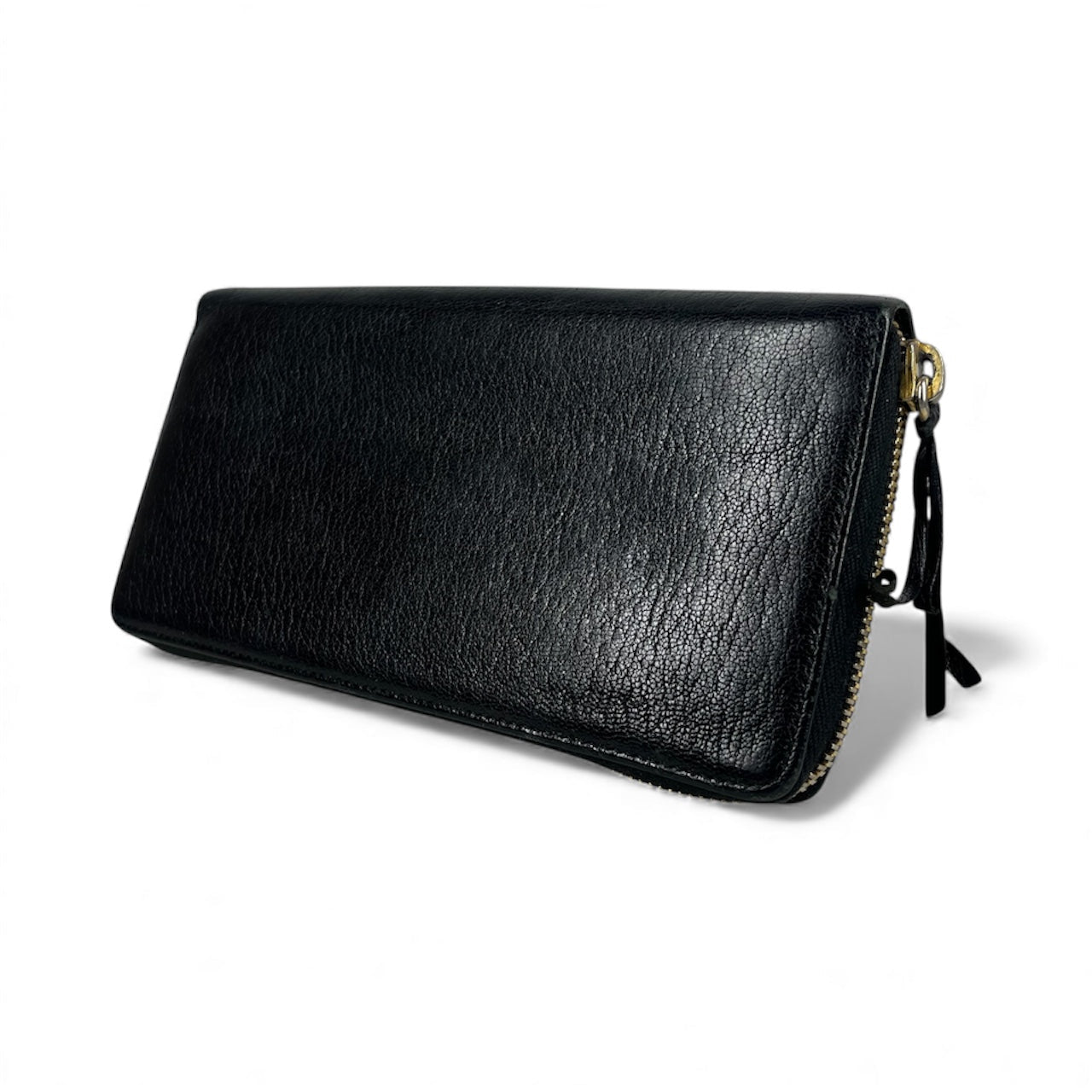 BALENCIAGA/Long Wallet/Leather/BLK/Studded Long Wallet Patent view 2