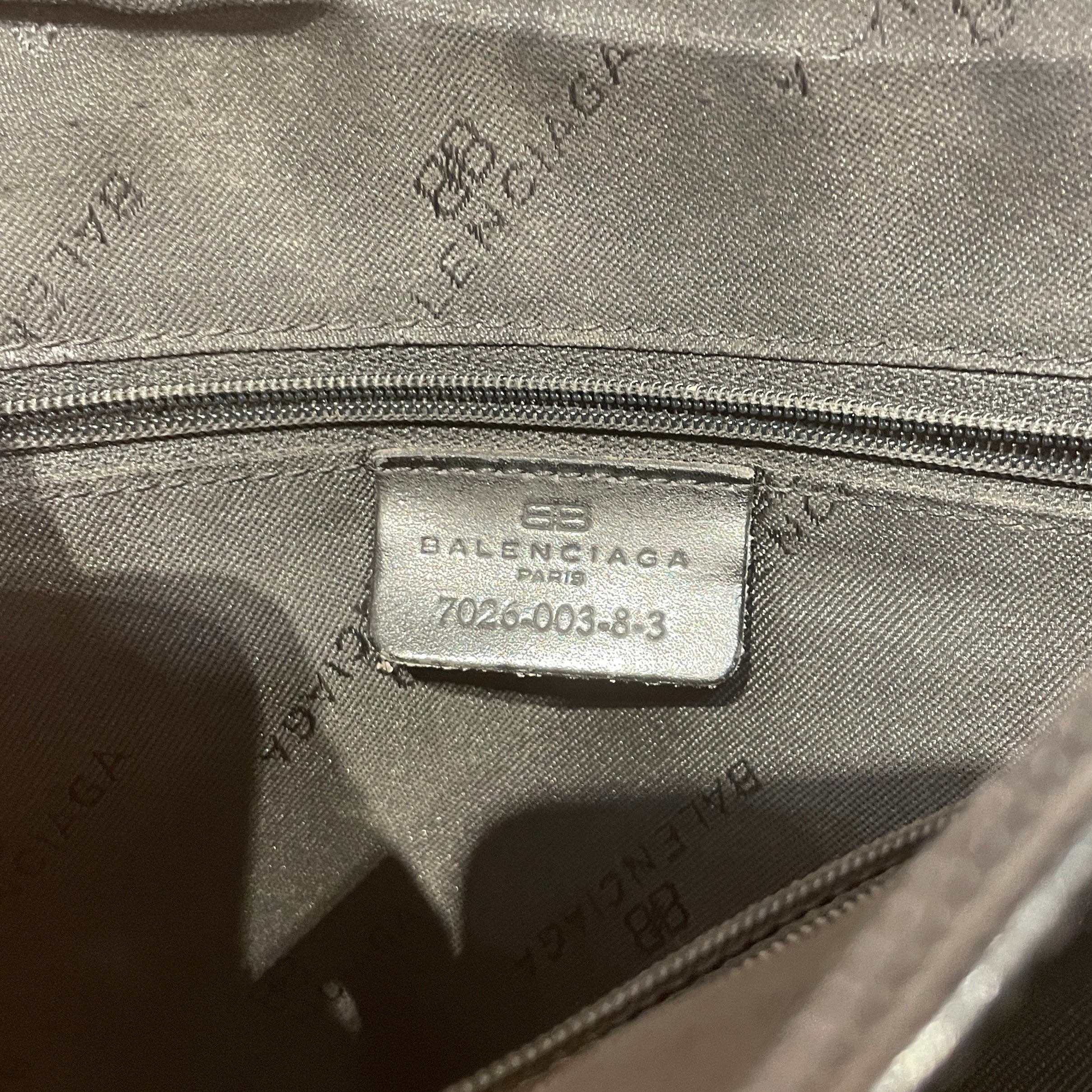 BALENCIAGA/Hand Bag/All Over Print/BLK/ view 3