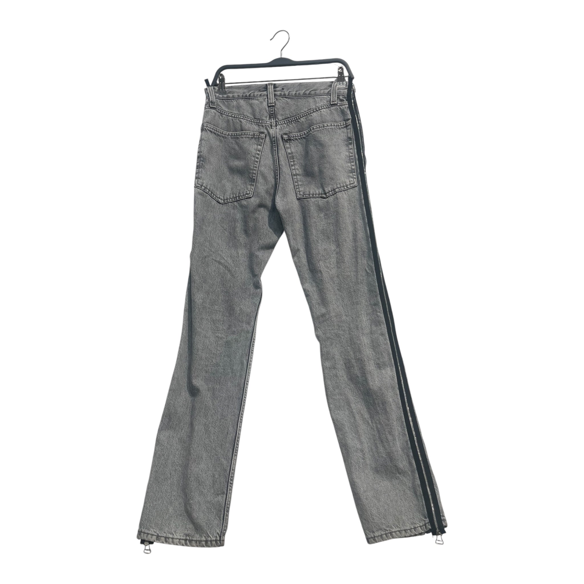 Helmut Lang/Bottoms/27/Cotton/GRY/Hi Spikes Zippered Jeans view 2