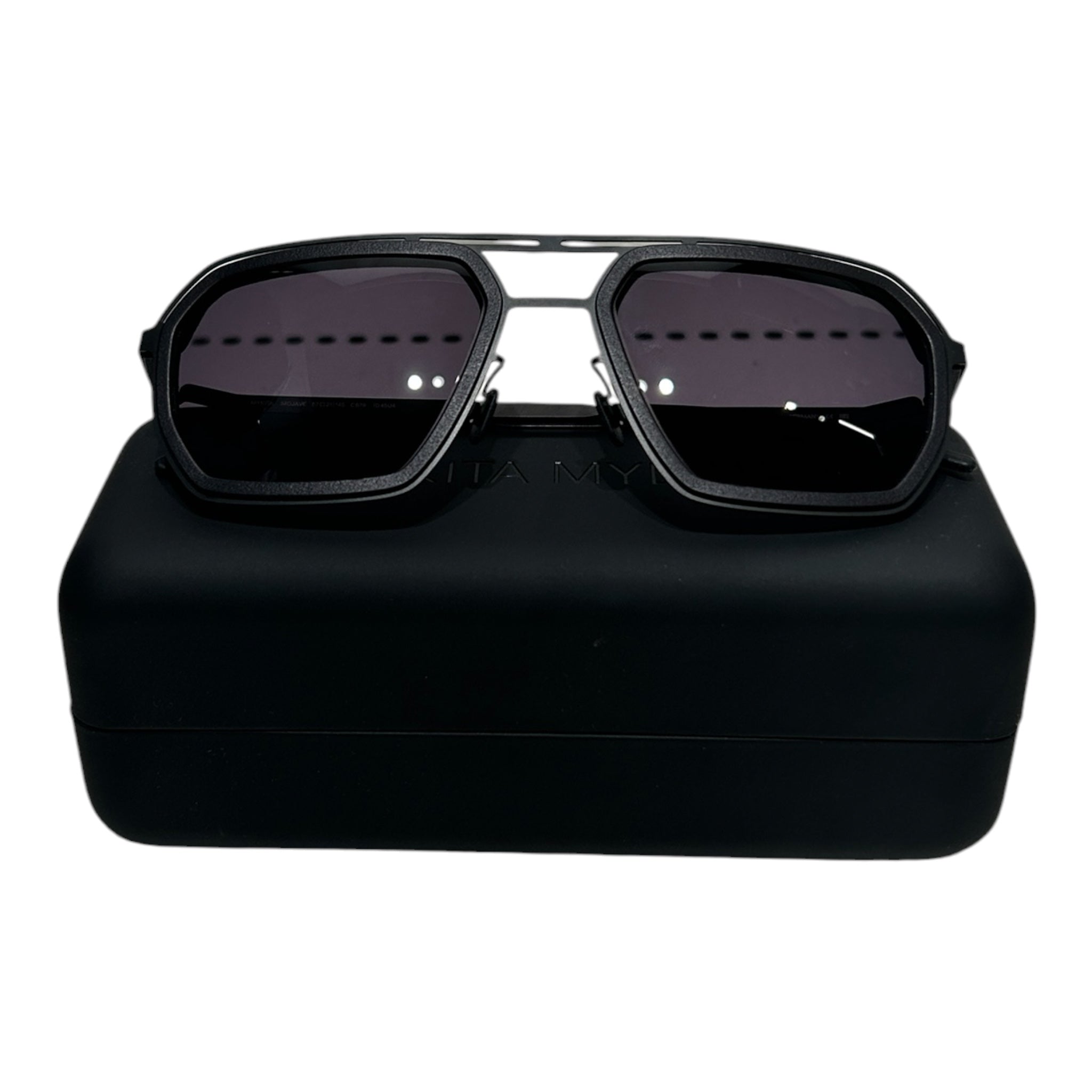 Mykita Mylon/Sunglasses/Plastic/BLK/M's/Mojave Aviator Style view 5