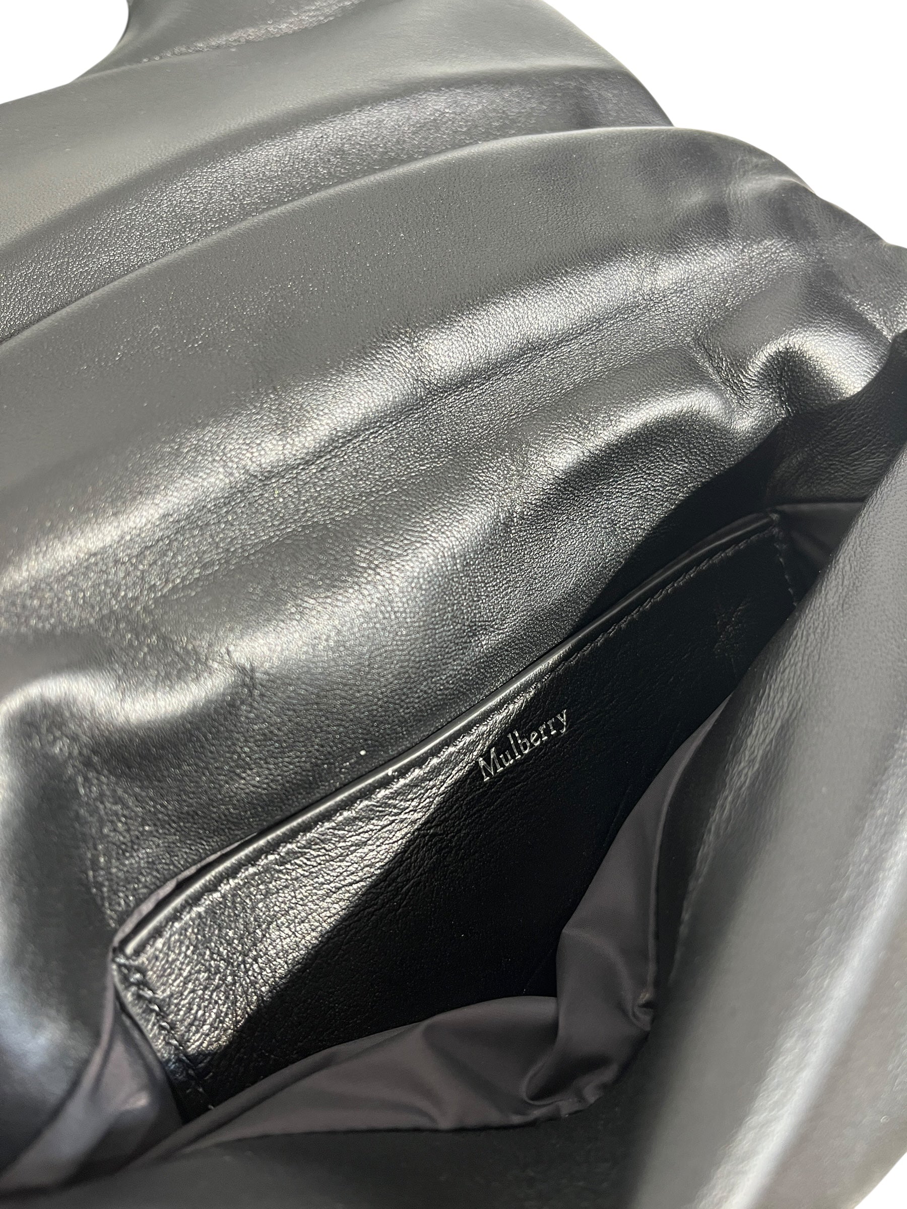 MULBERRY/Clutch Bag/Leather/BLK/QUILTED REMOVABLE STRAP view 8
