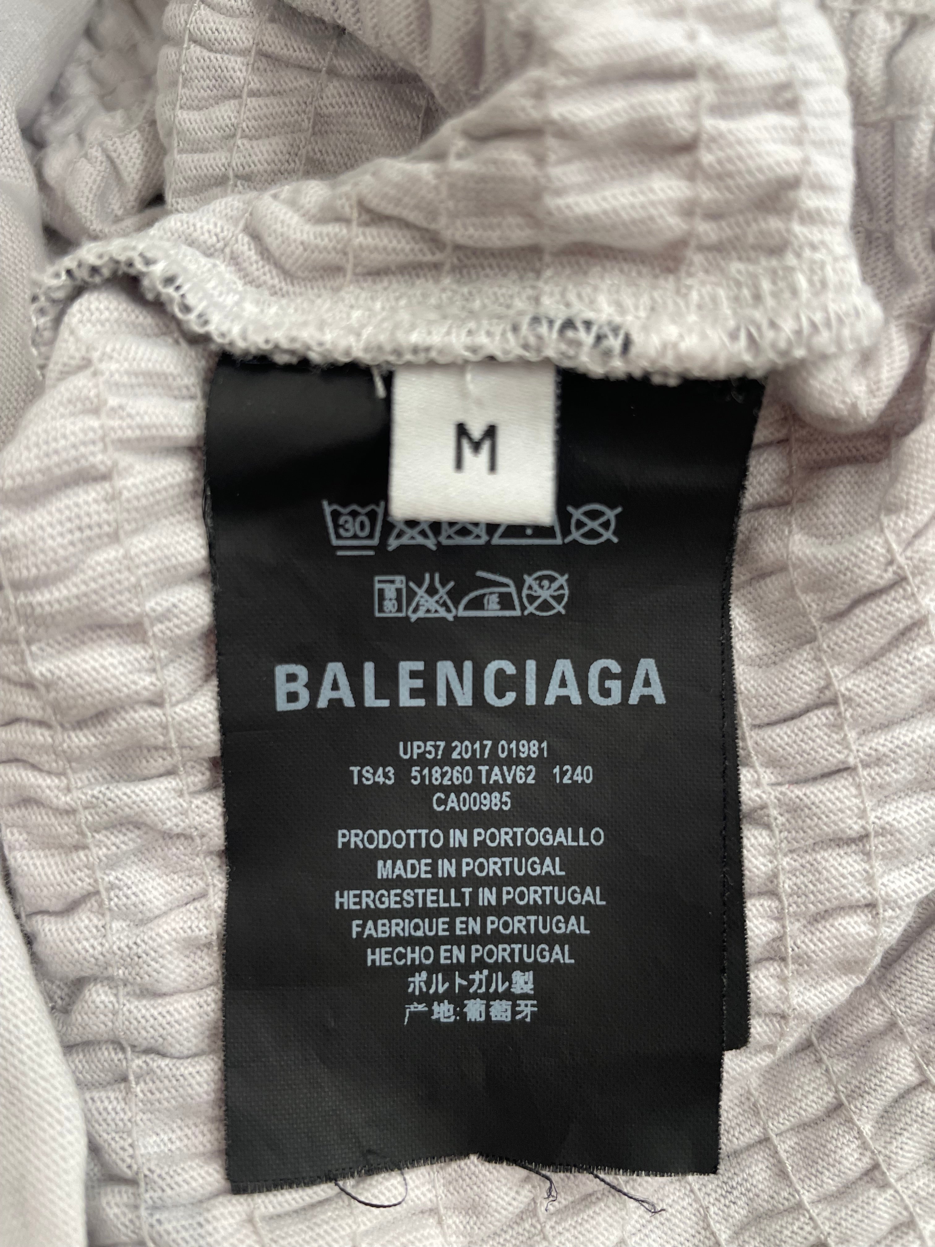 BALENCIAGA/T-Shirt/M/Camouflage/Cotton/GRY/peplum view 4