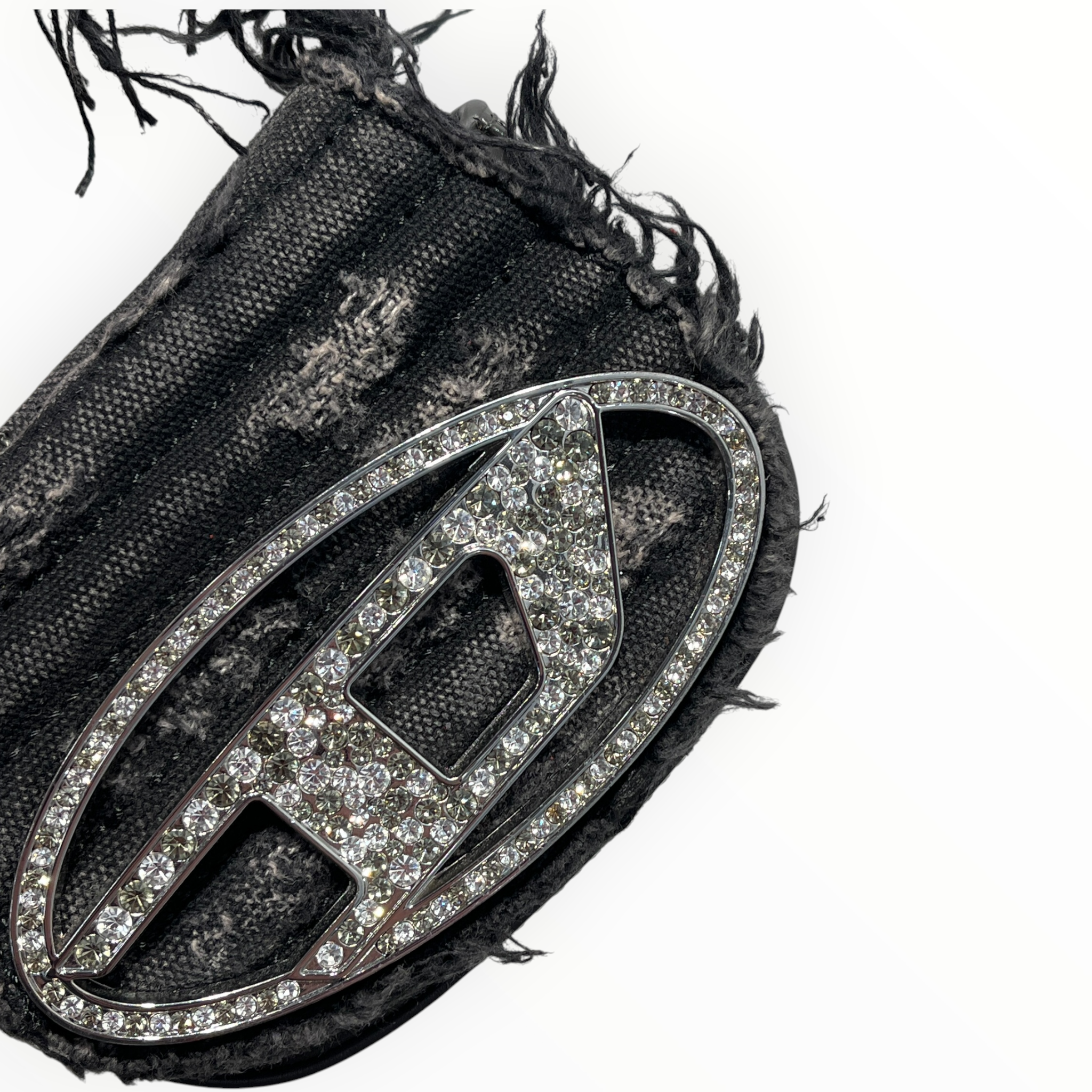 DIESEL/Hand Bag/Iridescent/Denim/BLK/1DR XS MINI DISTRESSED BAG view 4