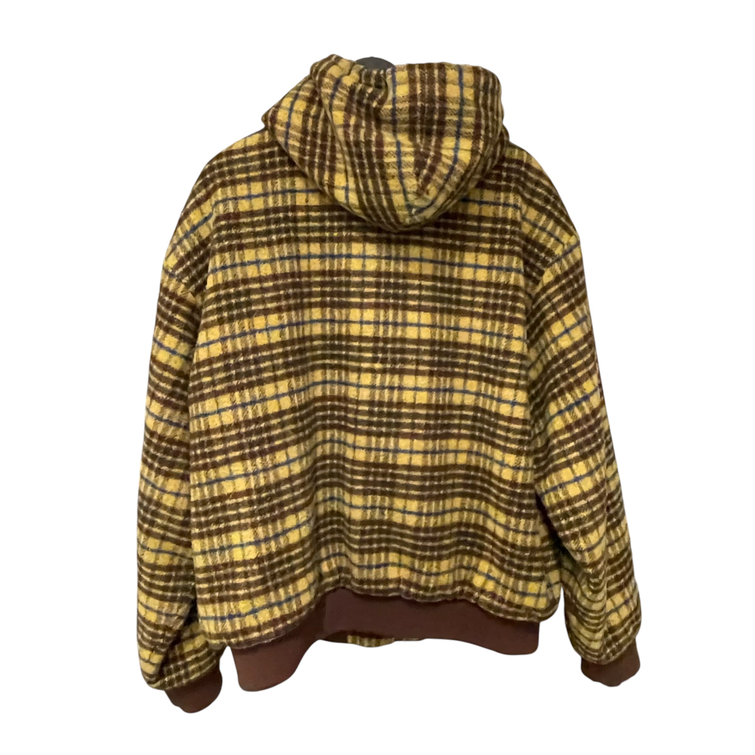 Supreme/Jacket/XL/Polyester/YLW/Plaid/BLUE FUR LINE view 2