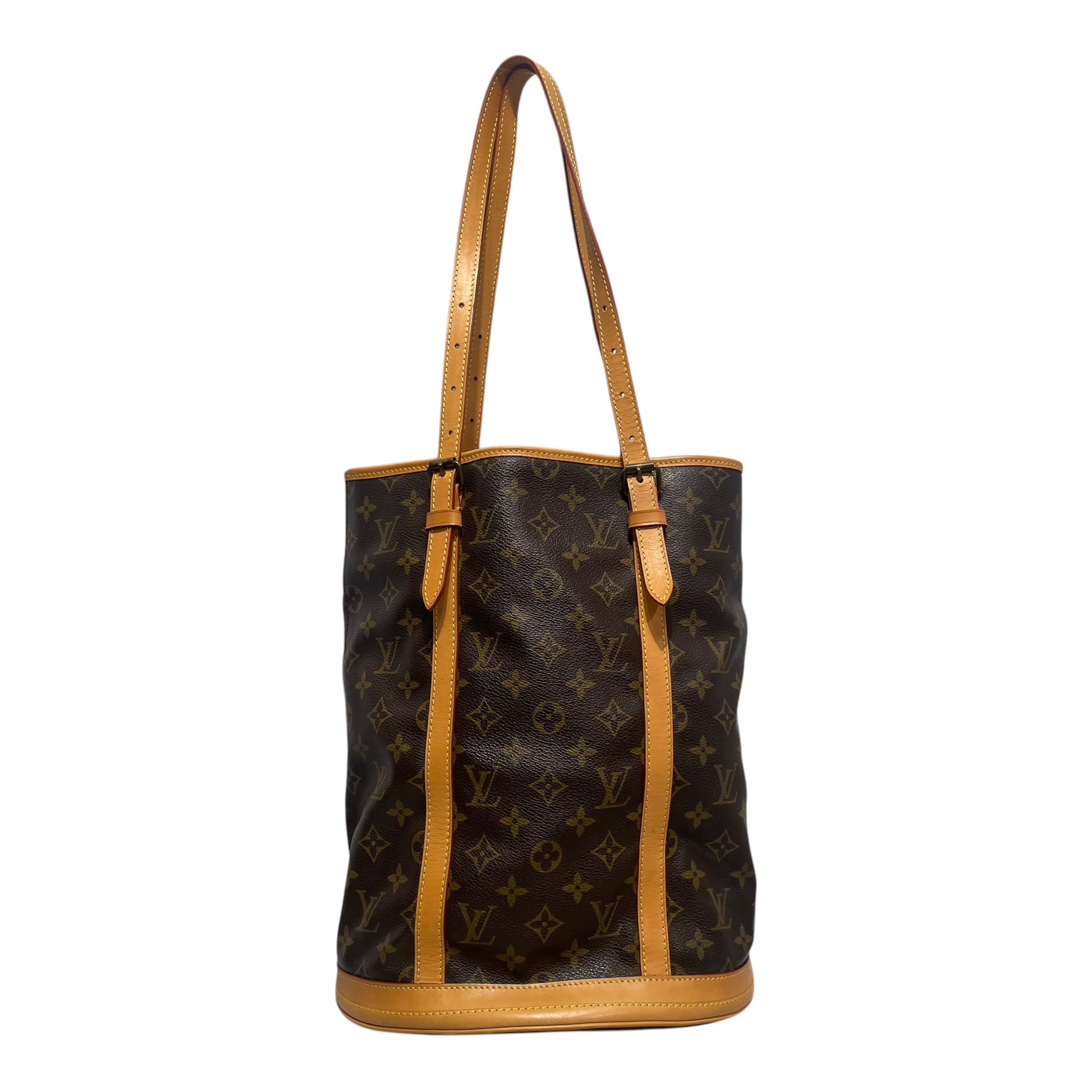 LOUIS VUITTON/Tote Bag/Monogram/Leather/BRW/Bucket Monogram Tote view 1