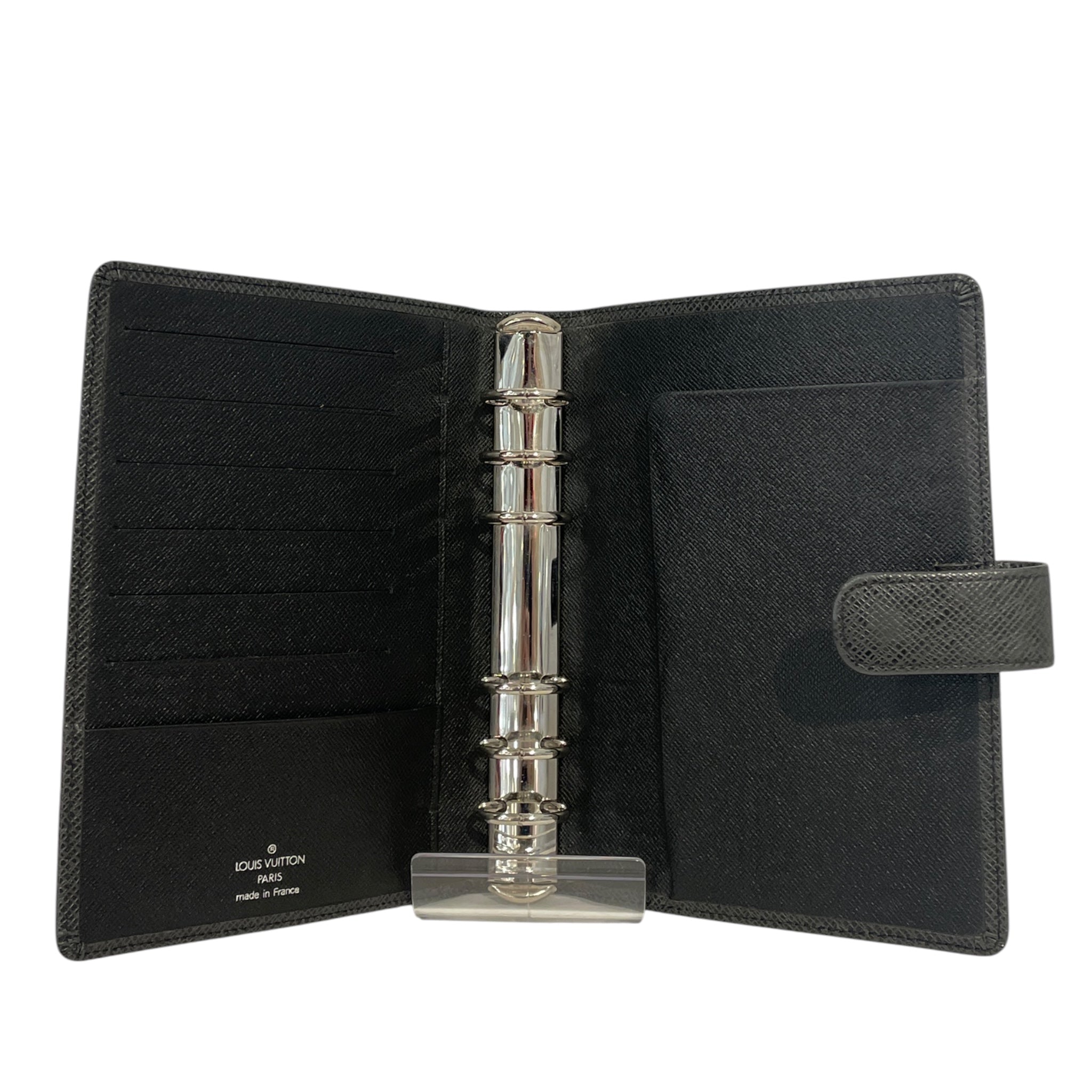 LOUIS VUITTON/Wallet/Leather/BLK/M's/BINDER, 7CKM9G7 view 3