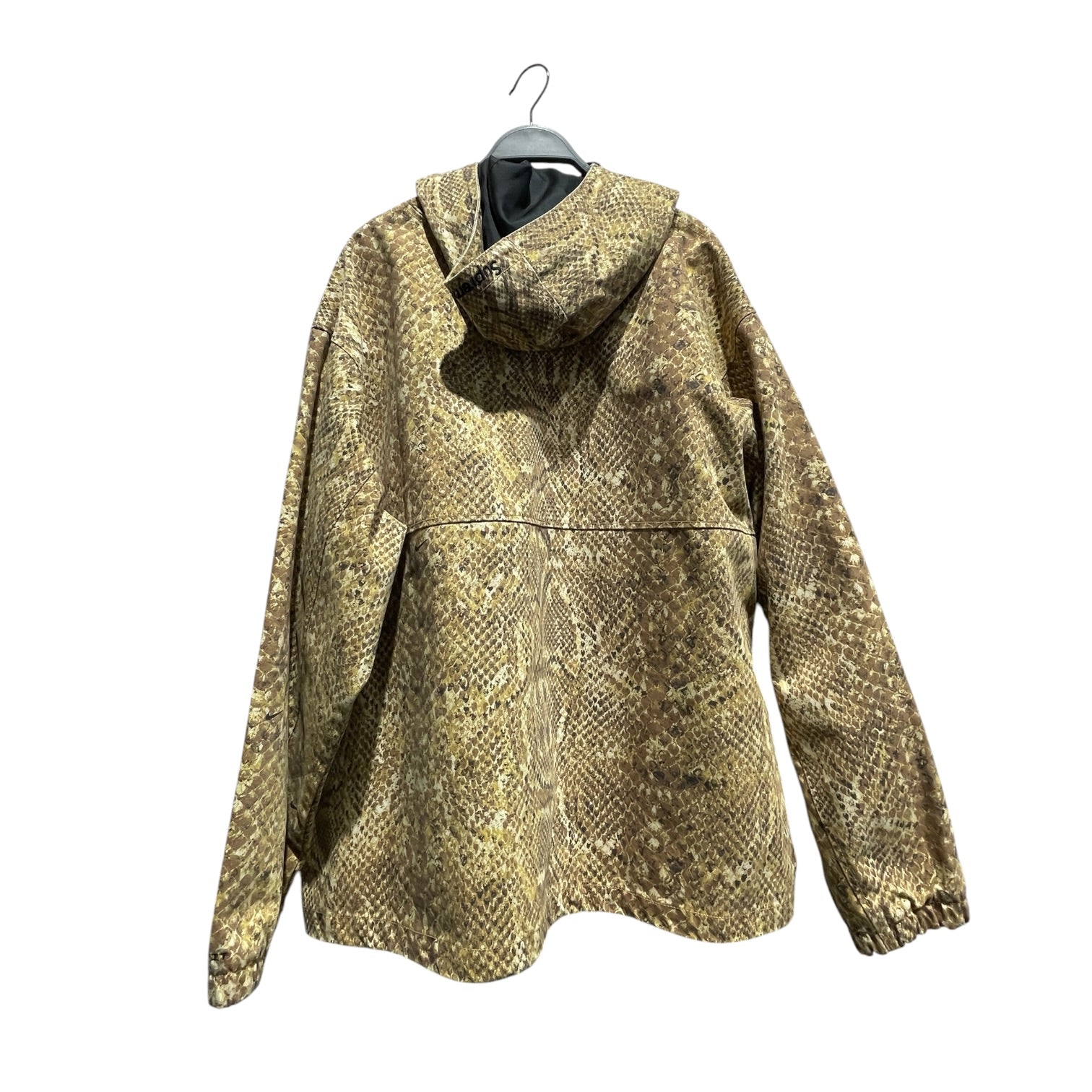 NIKE ACG/Supreme/Hoodie/XL/Cotton/YEL/Gold Snakeskin Hood Pullover view 2