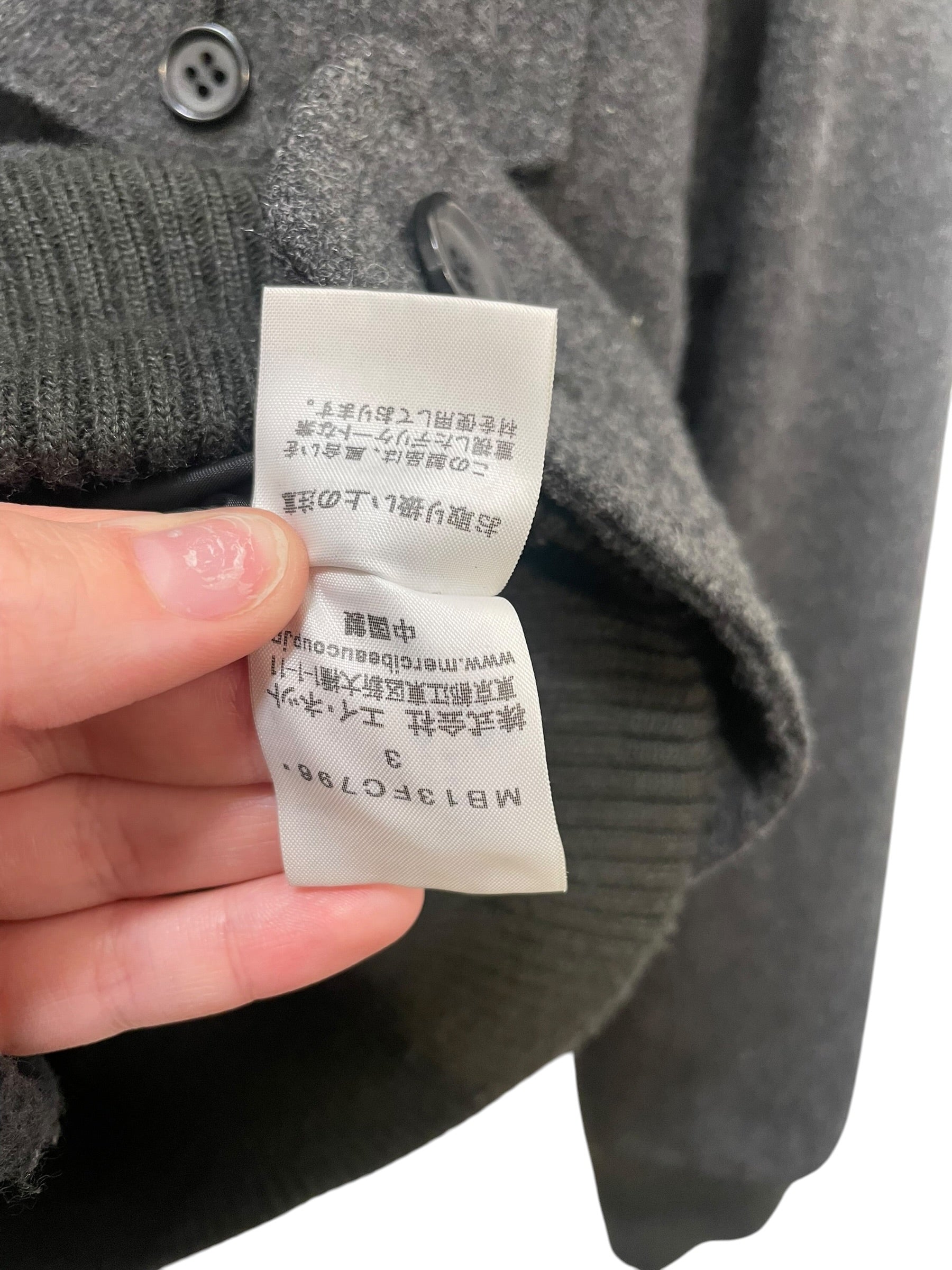 mercibeaucoup，/Tailored Jkt/M/Wool/GRY/bono jacket view 5