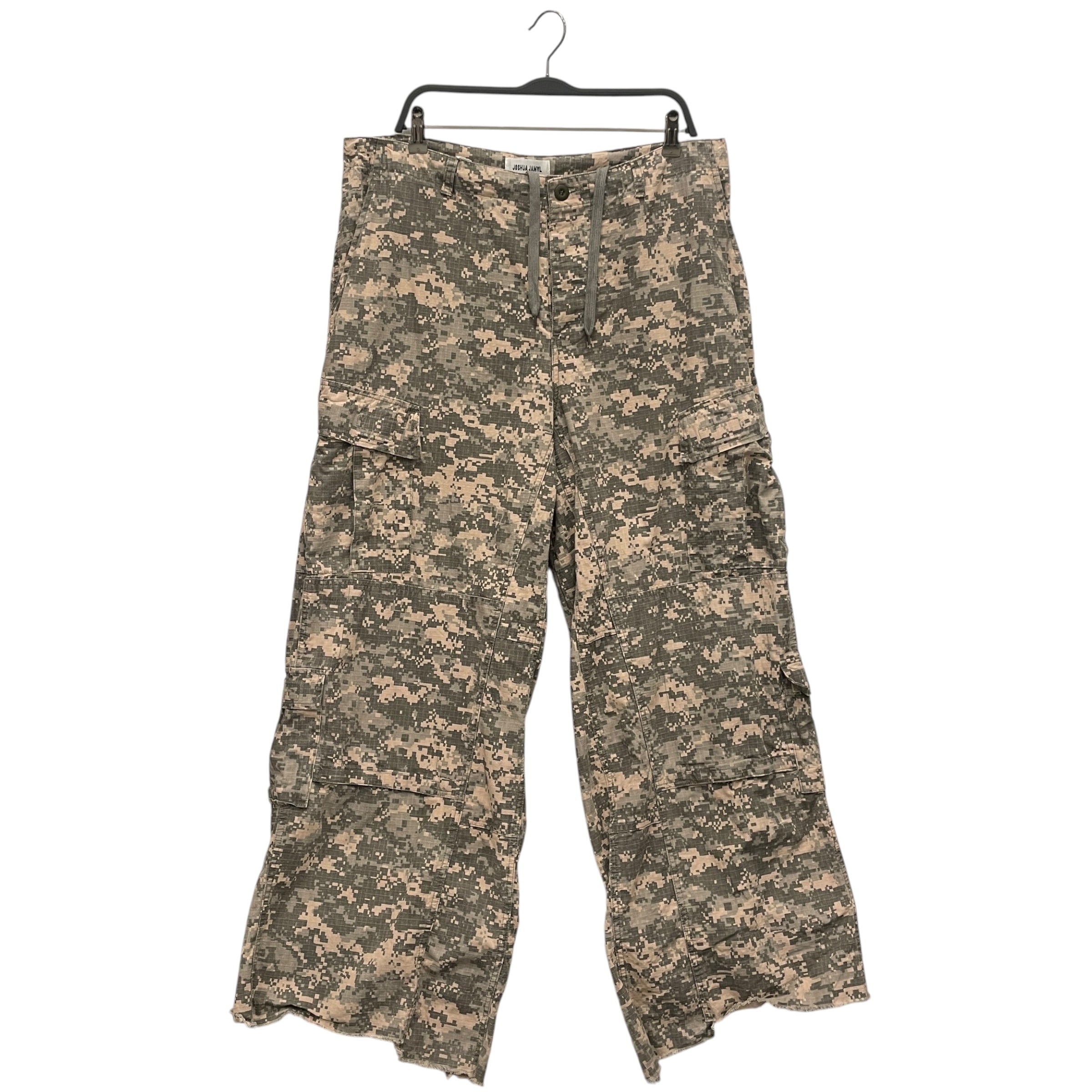 JOSHUA JAMAL/Cargo Pants/L/Cotton/CRM/Camouflage/WIDE LEG DIGI CAMO PANT view 1