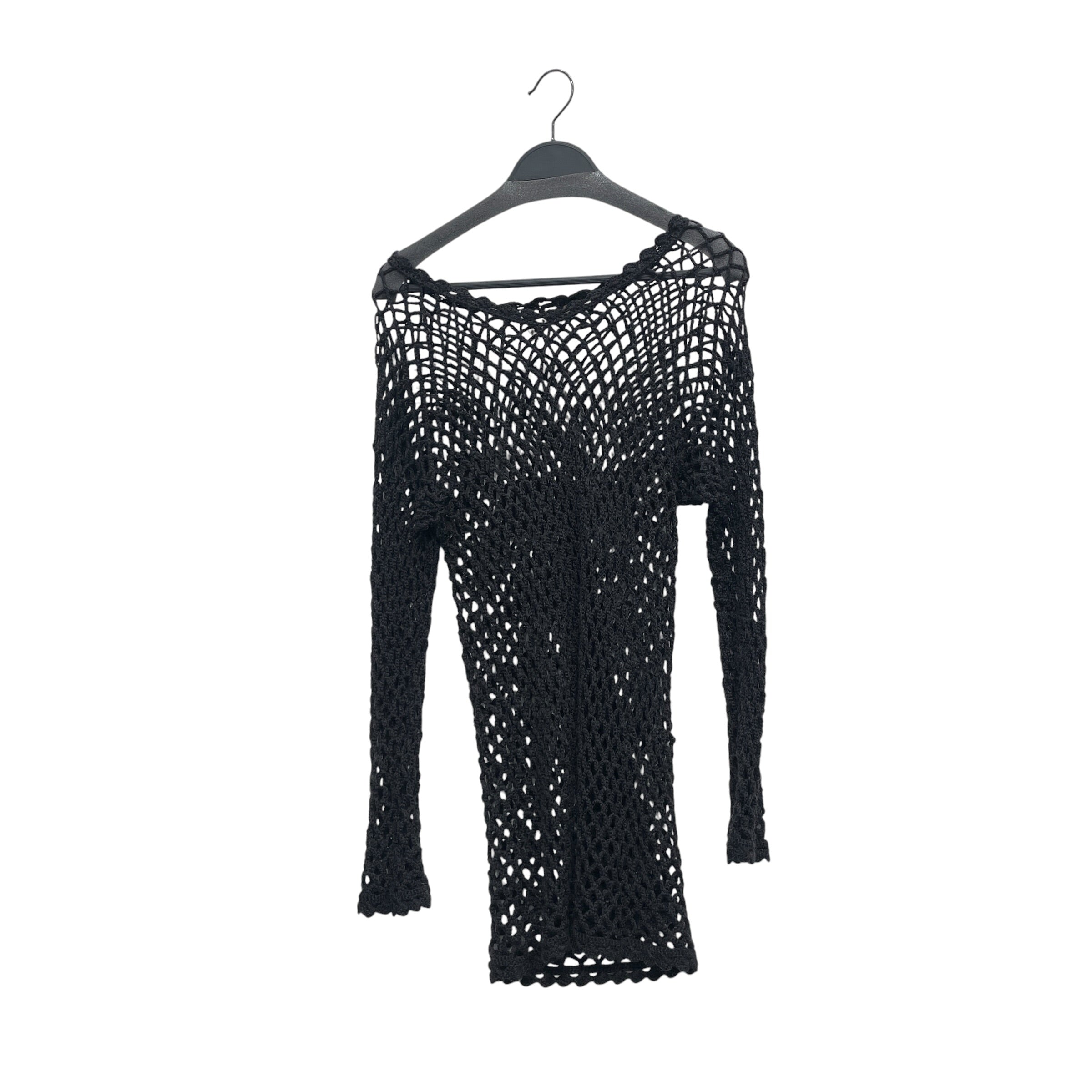 DOLCE&GABBANA/Sweater/42/Wool/GRY/NET TOP KNITTED view 2