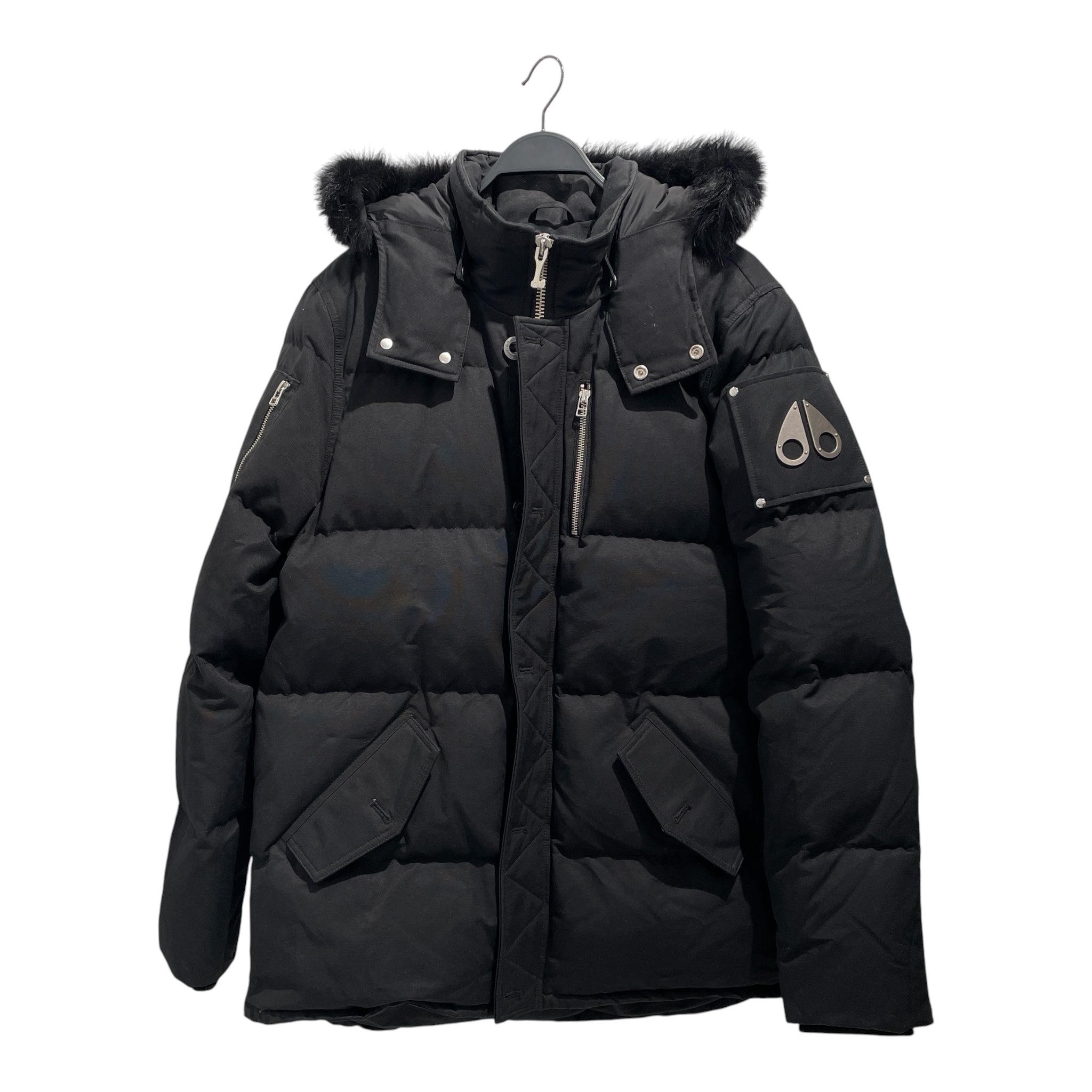 MOOSE KNUCKLES/Coat/L/Cotton/BLK/Moose Knuckles 3Q Coat view 1