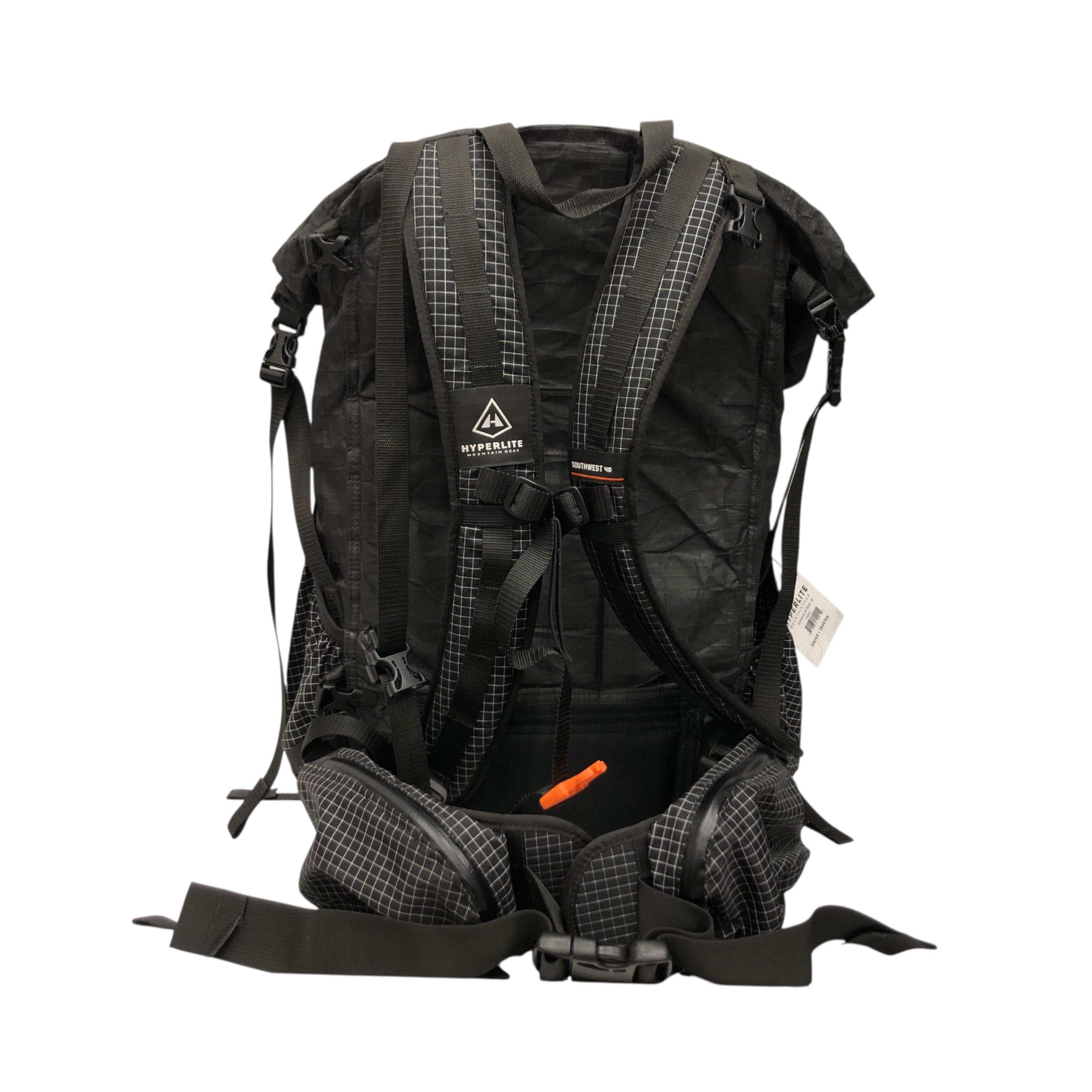 HYPERLITE/Backpack/Nylon/BLK/Grid Pattern view 2