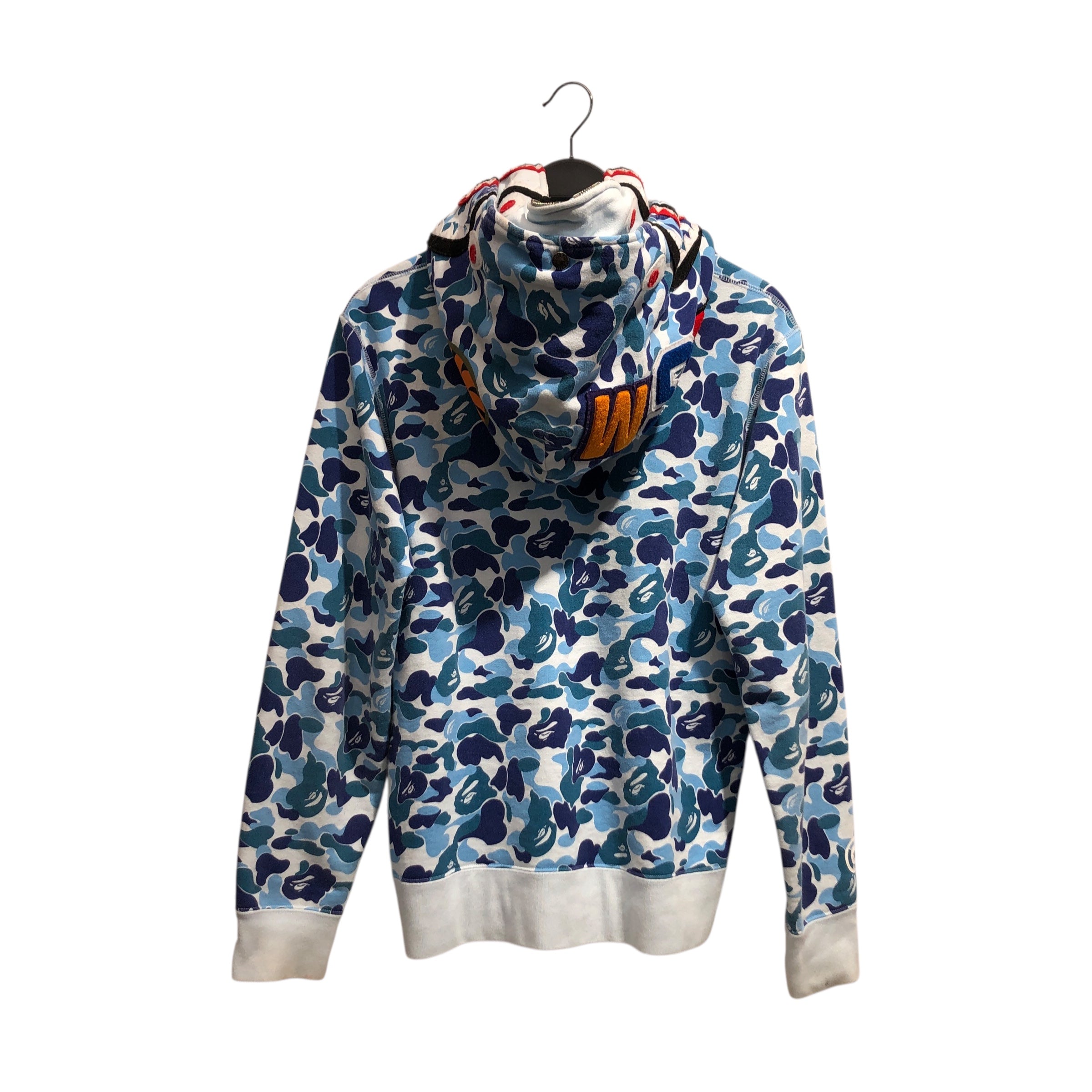 A BATHING APE/Heavy Cardigan/L/Camouflage/Cotton/BLU/ view 2