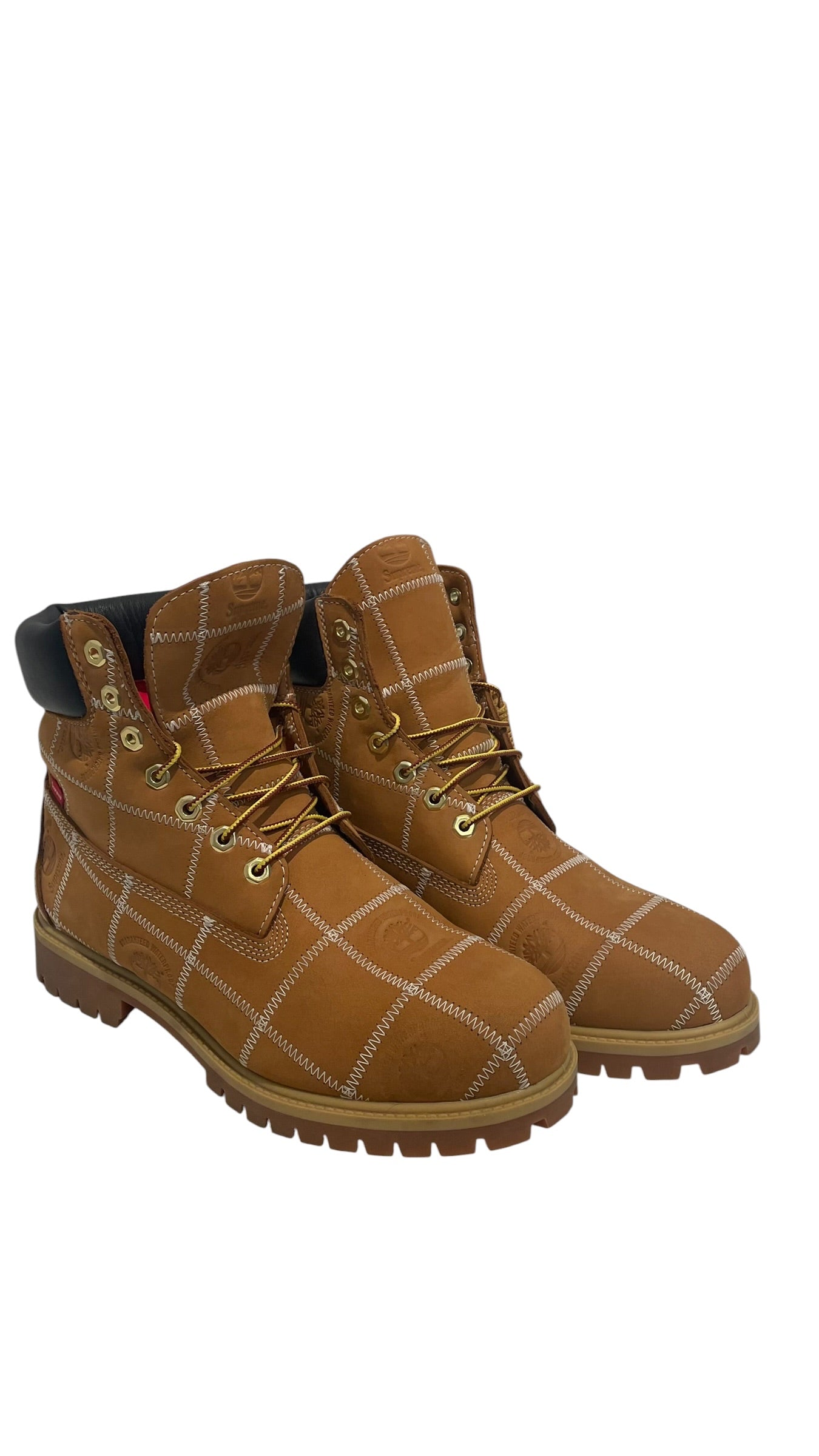 Timberland/Supreme/Boots/US 10.5/Leather/CML/6" Premium Boot "Patchwork" view 1