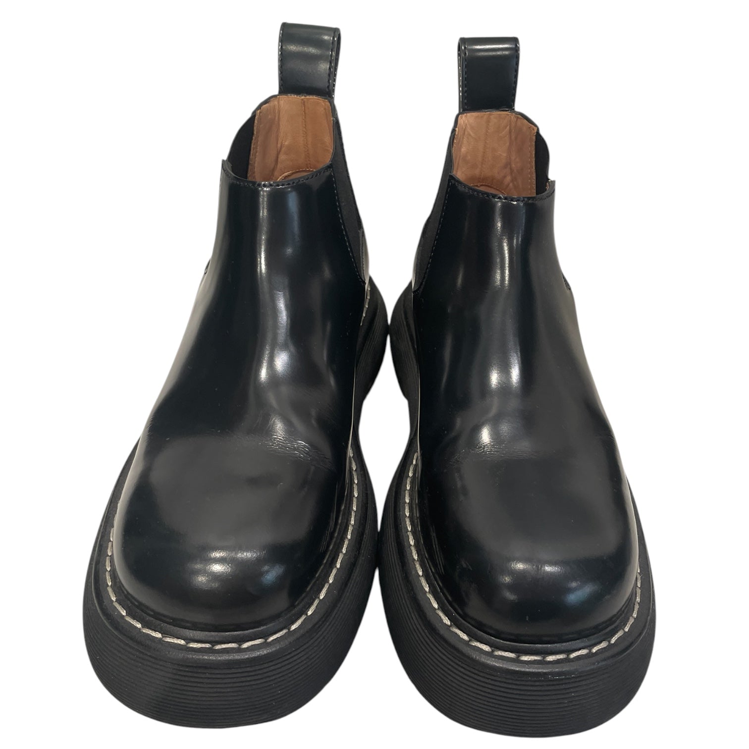 BOTTEGA VENETA/Chelsea Boots/EU 41/Leather/BLK/PLSTFORM view 4
