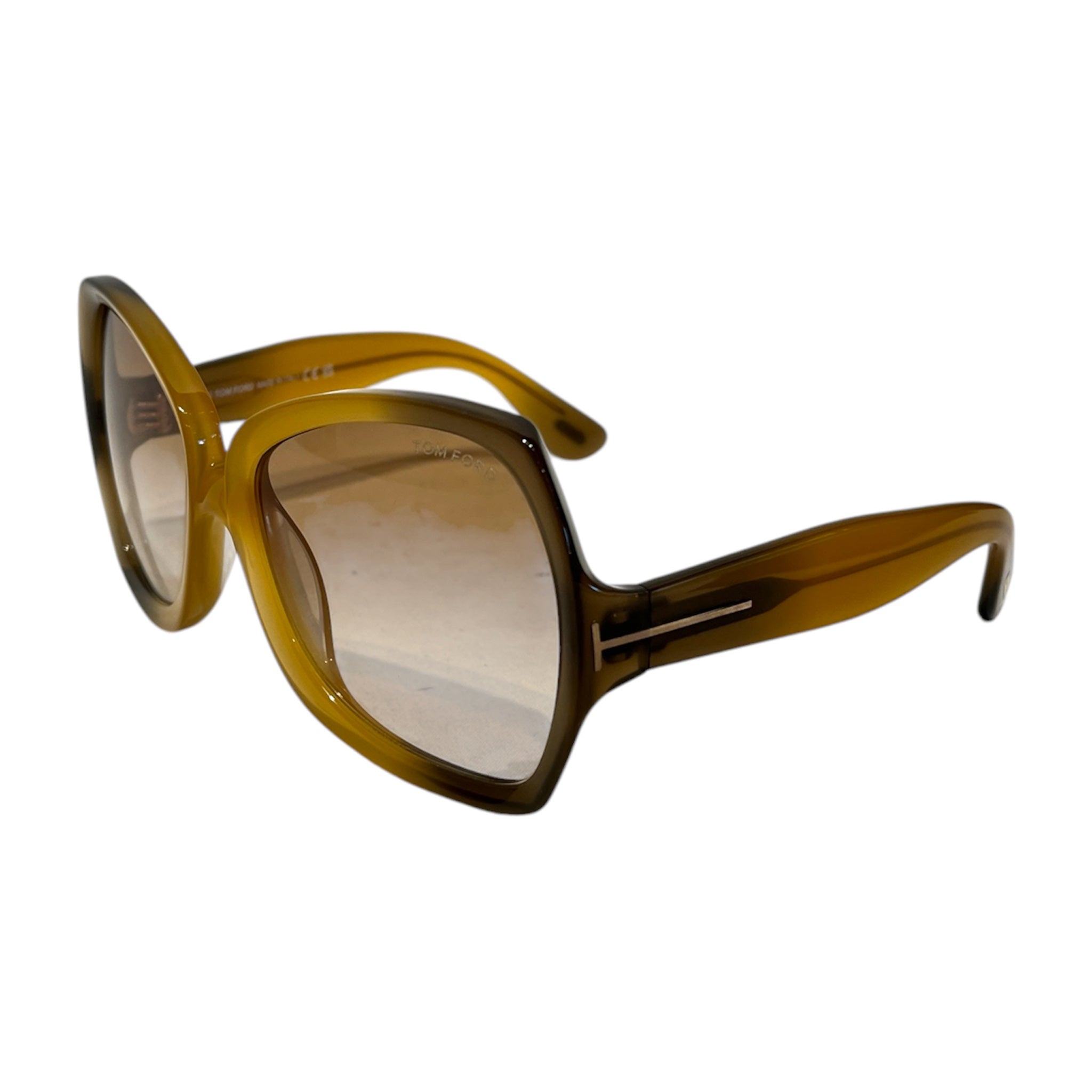 TOM FORD/Sunglasses/Plastic/BRW/L's/jerry tf1222 ombre to yellow view 2