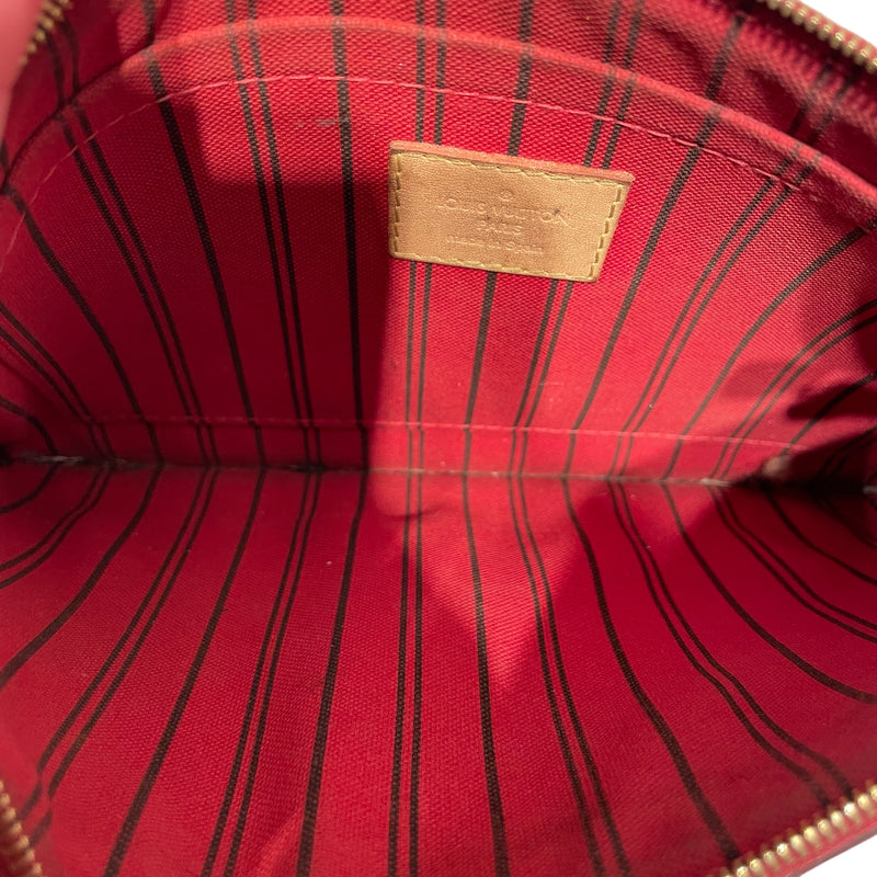 LOUIS VUITTON/Pouch/Leather/BRW/neverfull mm ca4159
