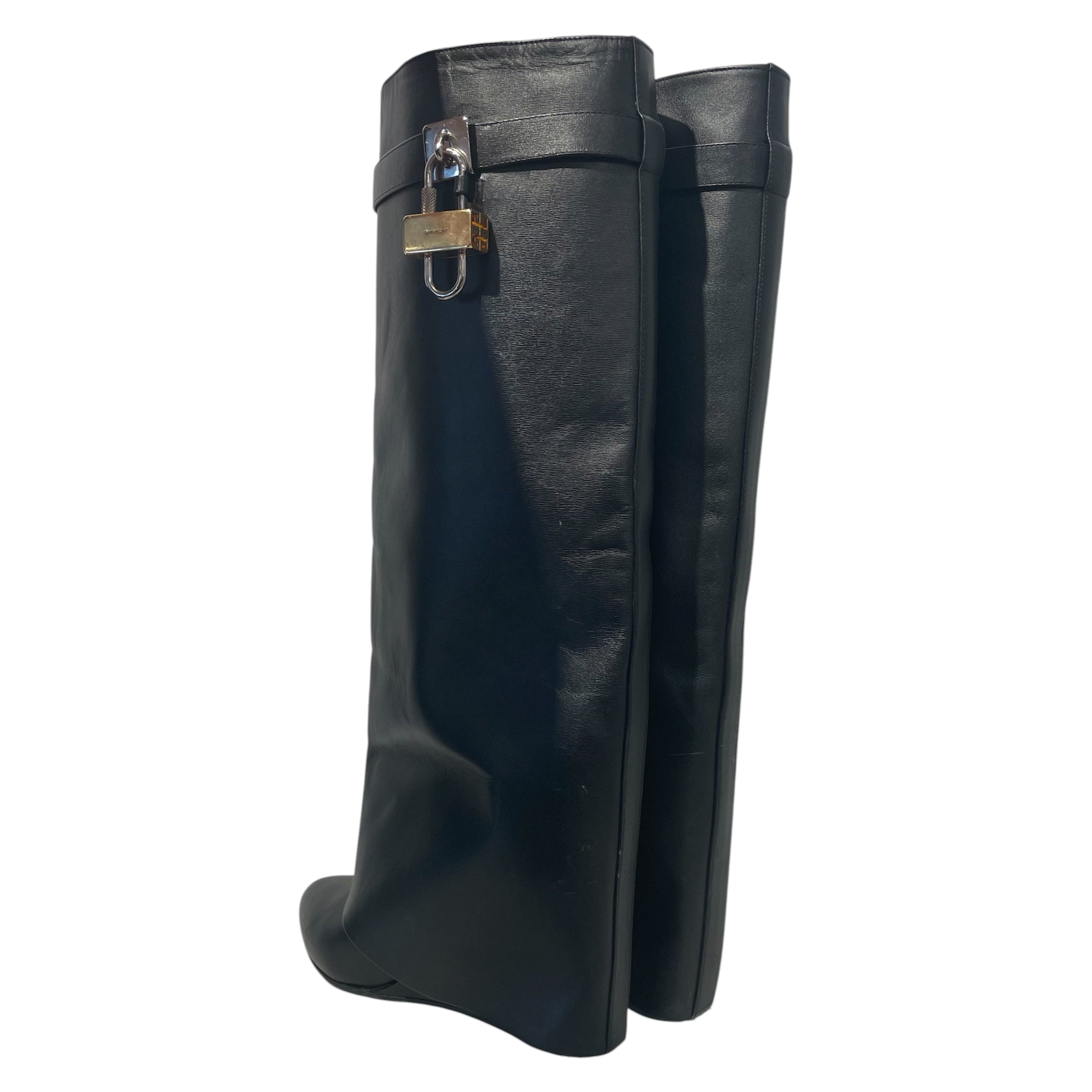 GIVENCHY/Long Boots/EU 38.5/Leather/BLK/givenchy long boots view 2
