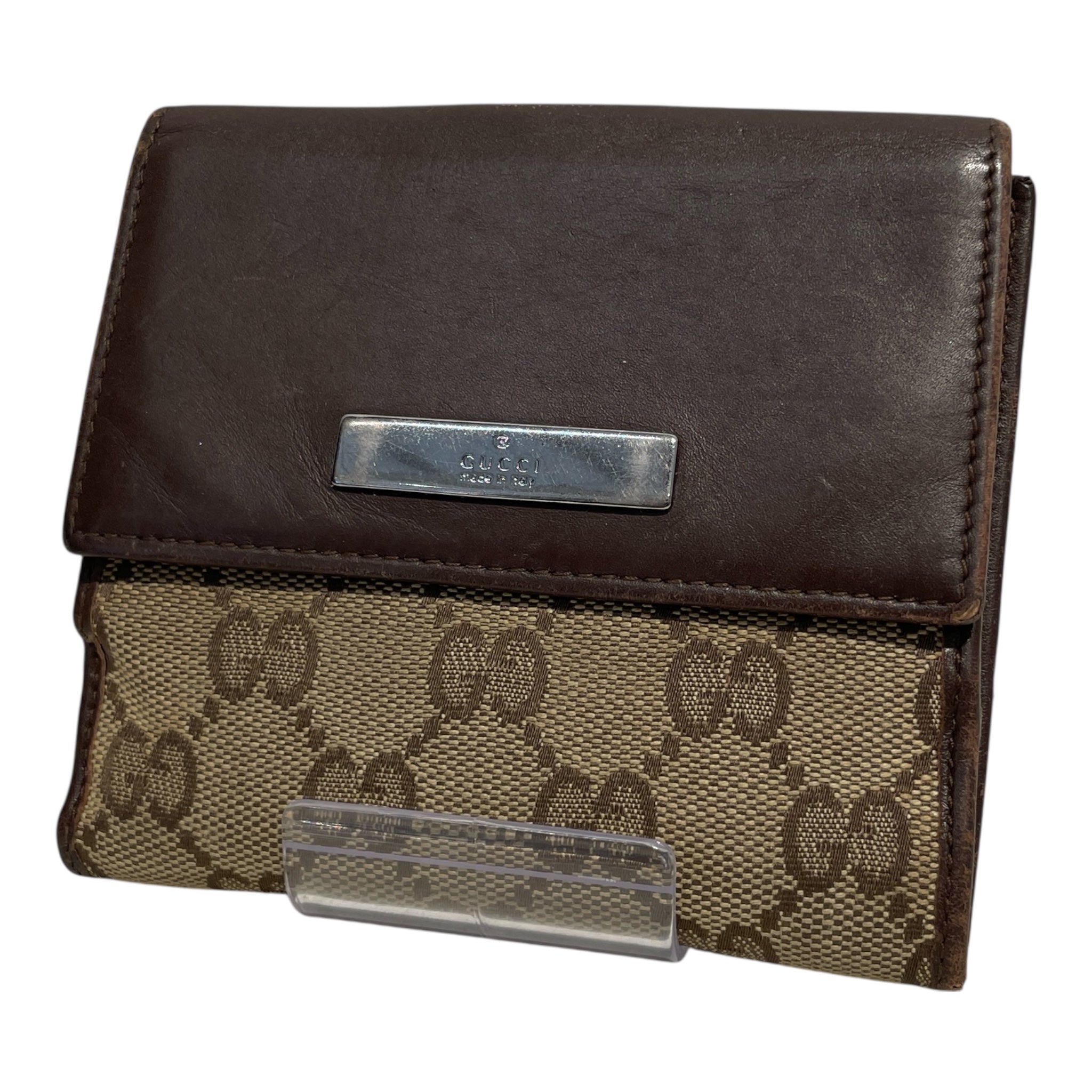 GUCCI/Bifold Wallet/Monogram/Cotton/CML/GG SUPREME view 1
