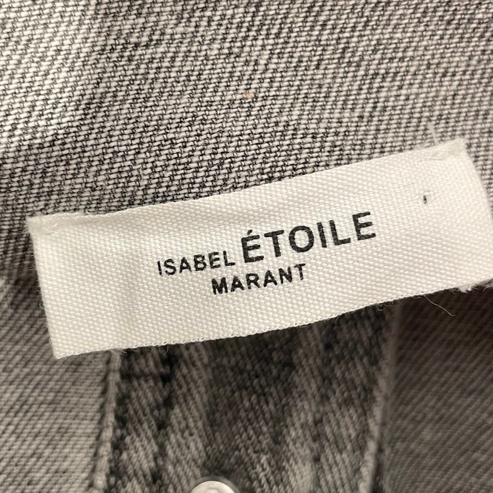 ISABEL MARANT ETOILE/Denim Jkt/M/Denim/GRY/IM ETOILE GREY DENIM JKT view 3