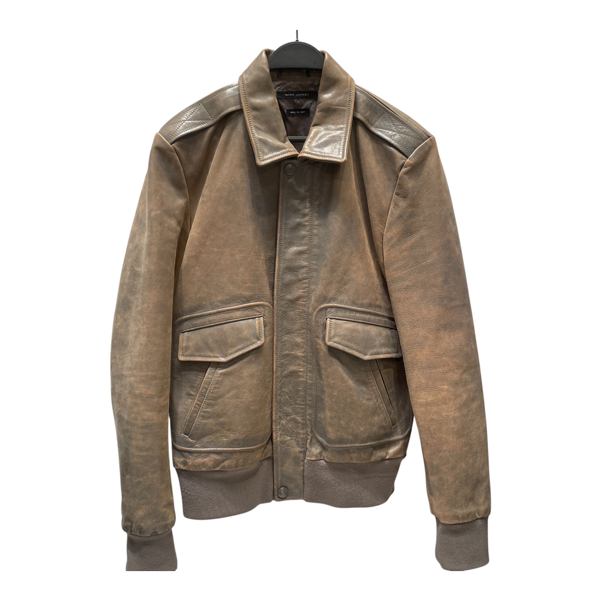 MARC JACOBS/Leather Jkt/48/Leather/CML/ view 1