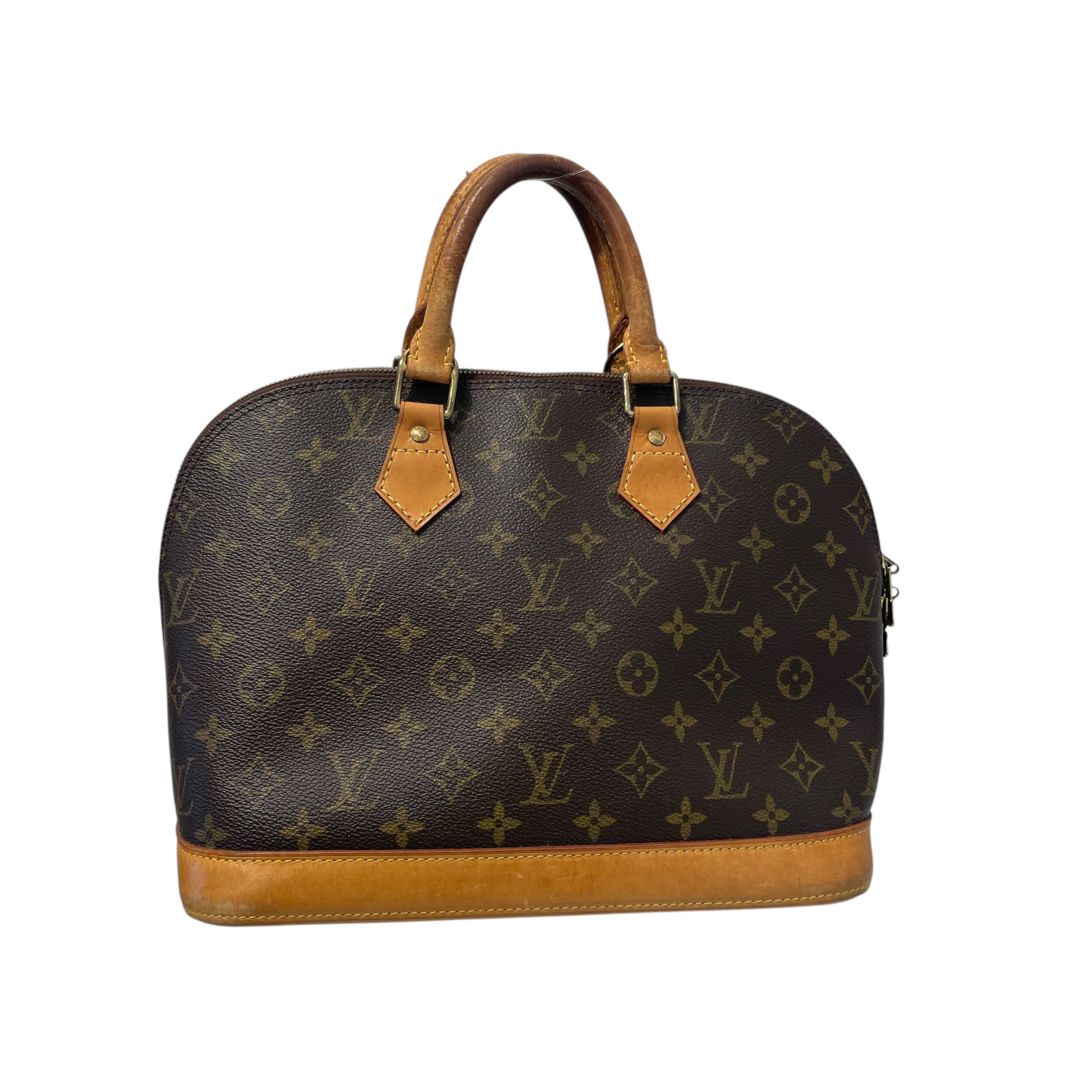 LOUIS VUITTON/Hand Bag/Monogram/Leather/BRW/Alma Handbag view 1