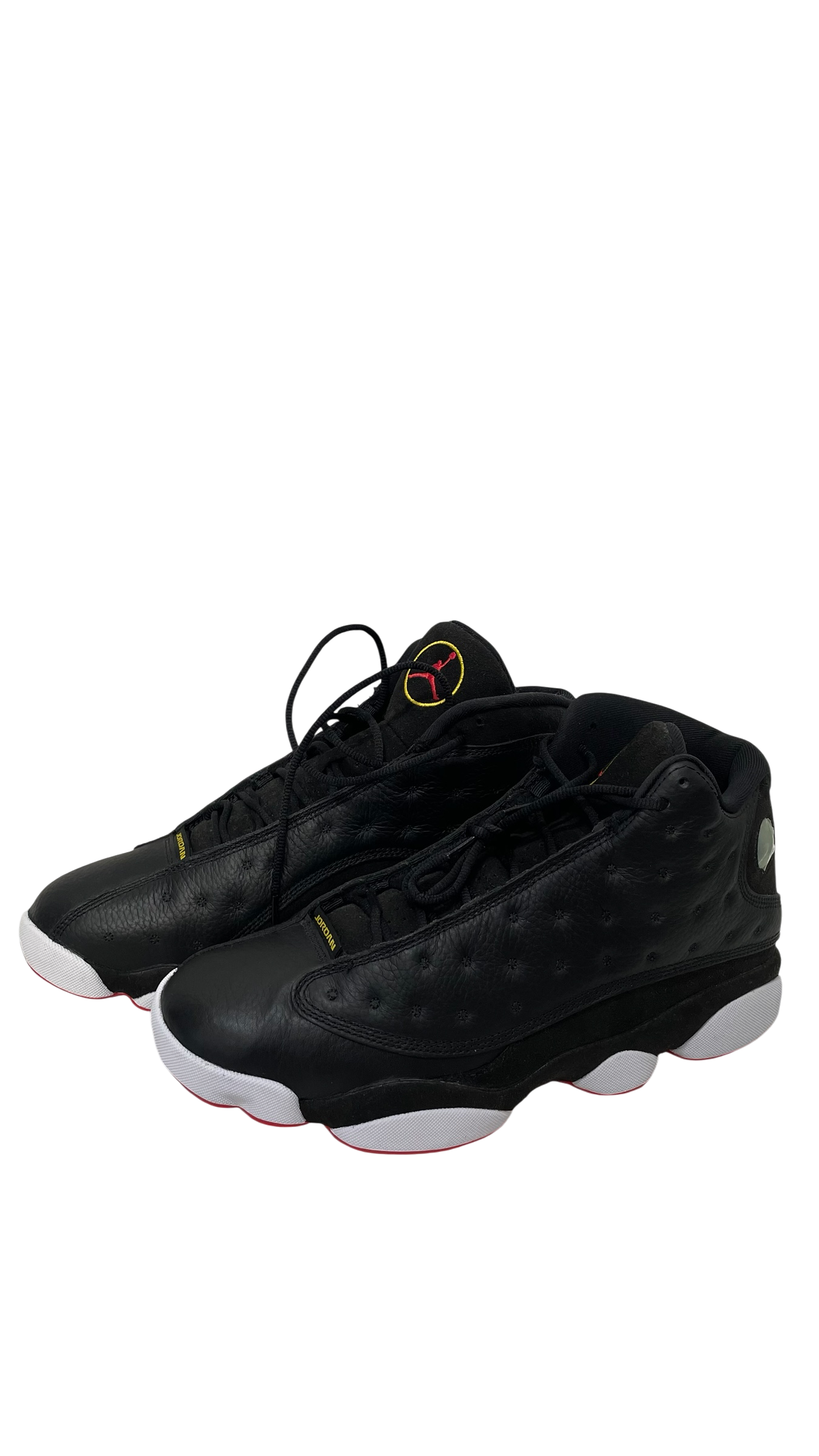 NIKE/Hi-Sneakers/US 12/Cotton/BLK/JORDAN 13 PLAYOFFS view 1