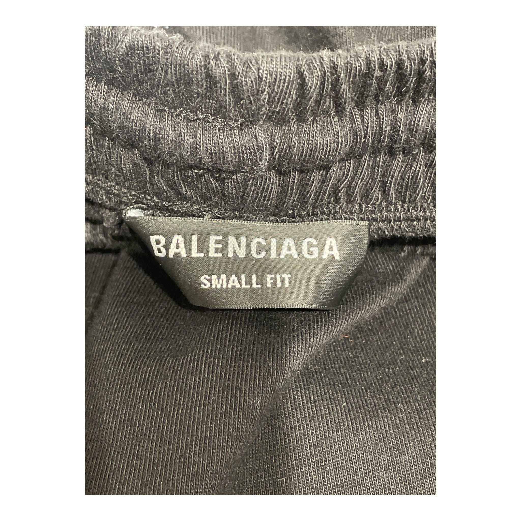 BALENCIAGA/Pants/S/Cotton/BLK/Sporty B Baggy track pants view 3