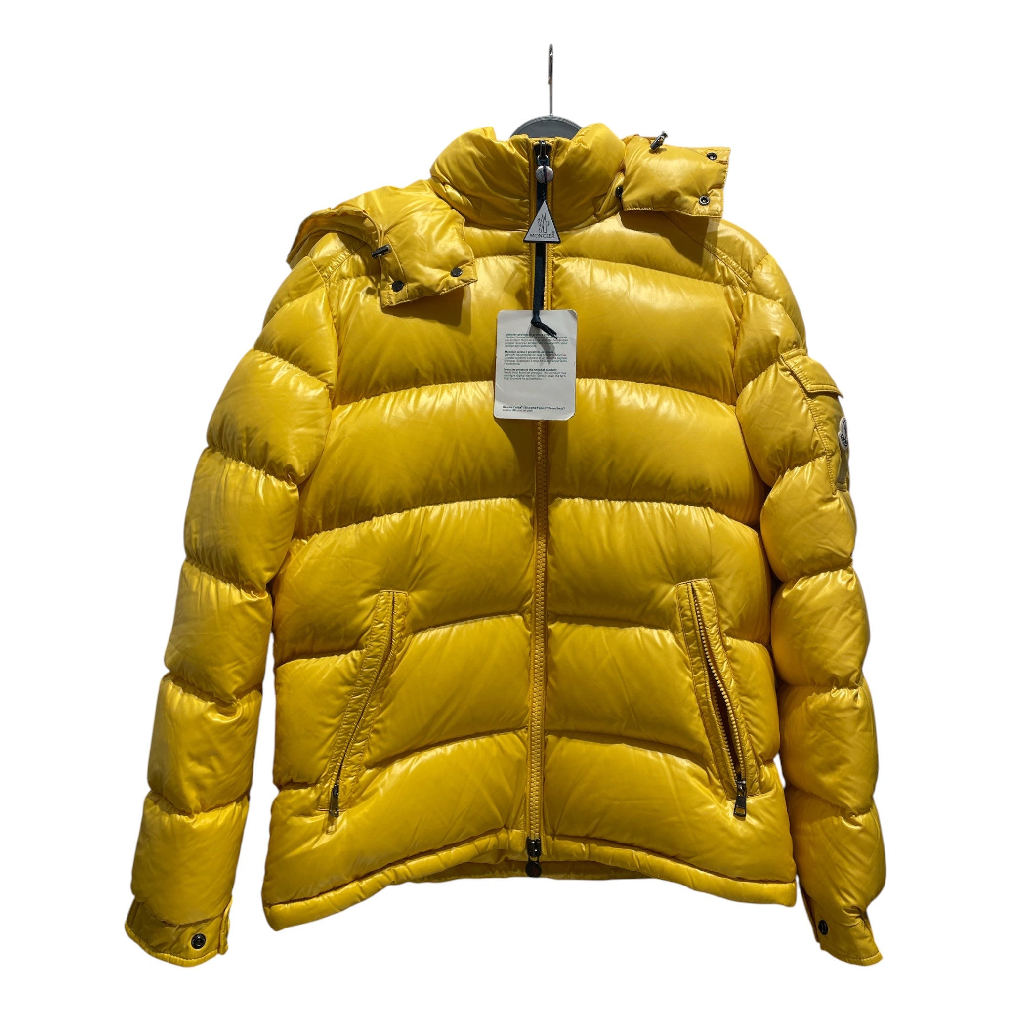 MONCLER/Puffer Jkt/4/Nylon/YEL/Maya Puffer Jkt Yellow view 1