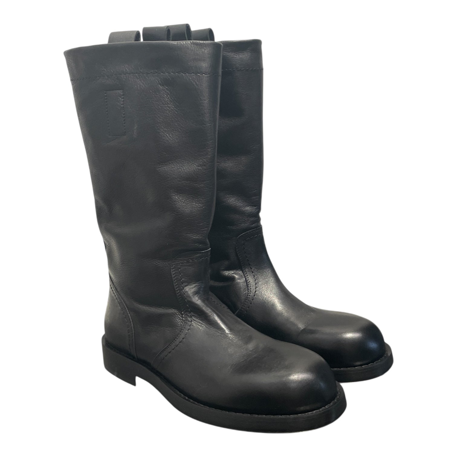ANN DEMEULEMEESTER/Pull-On Boots/EU 43.5/Leather/BLK/Bente Boots view 1