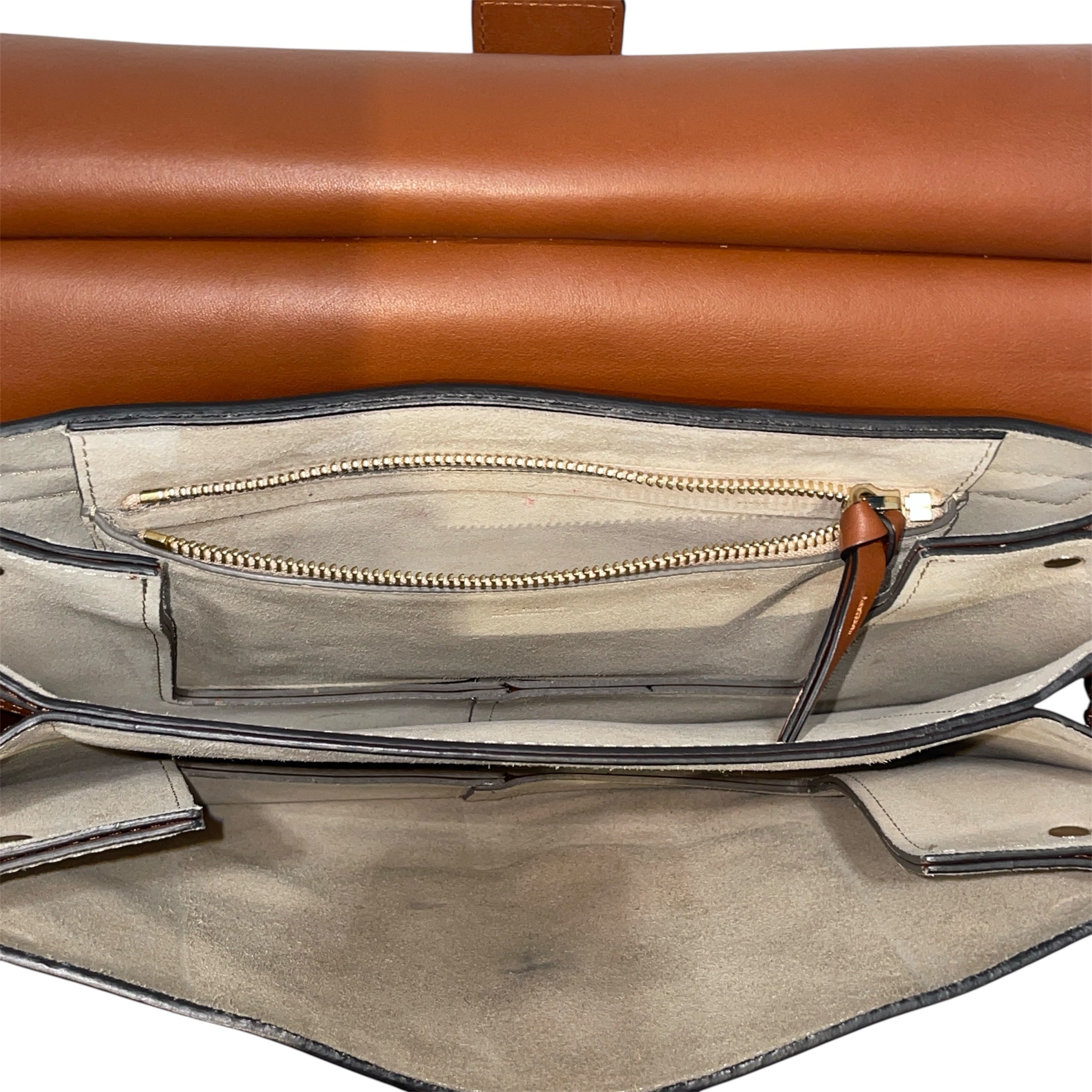 Chloe/Cross Body Bag/Leather/BRW/Faye Medium Calfskin Suede Bag view 4