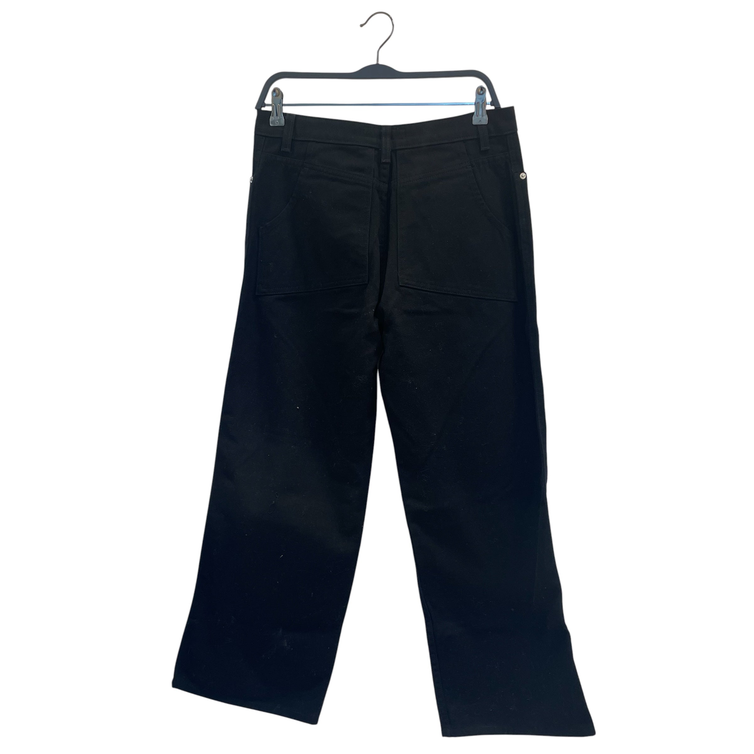 ECKHAUS LATTA/Straight Pants/30/Denim/BLK/straight-cut jeasn view 2