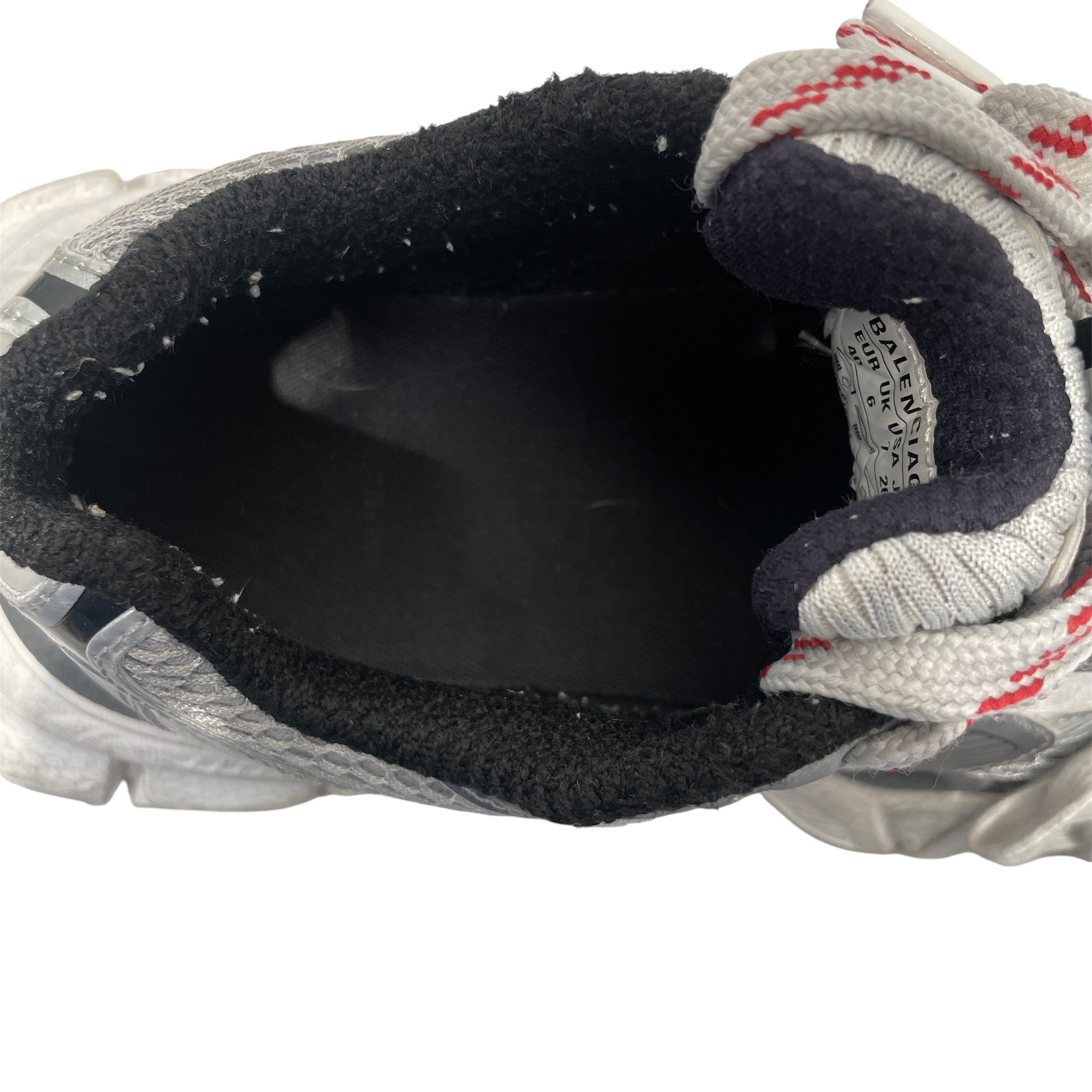 BALENCIAGA/Hi-Sneakers/EU 40/Acrylic/WHT/ view 3