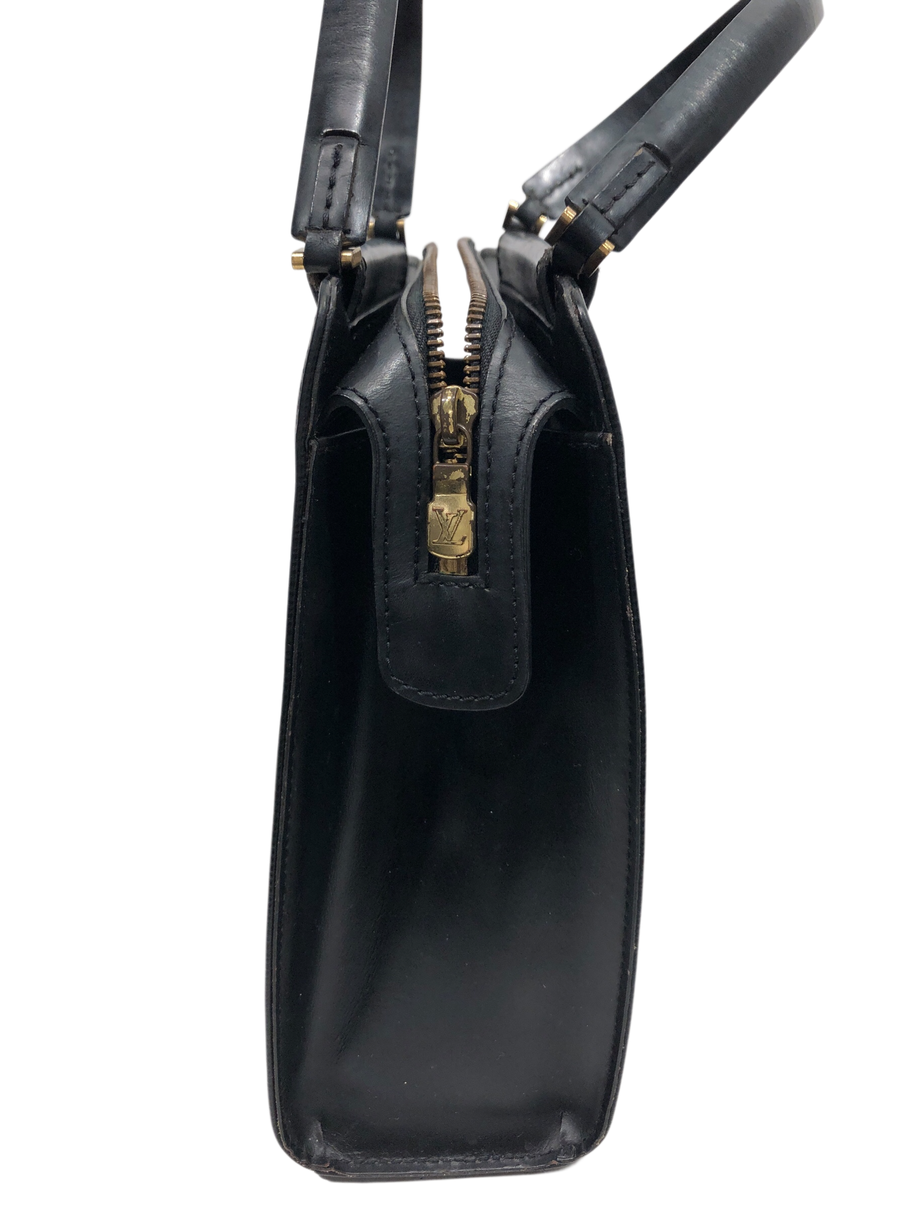 LOUIS VUITTON/Hand Bag/Leather/BLK/Epi Figari Bag view 2