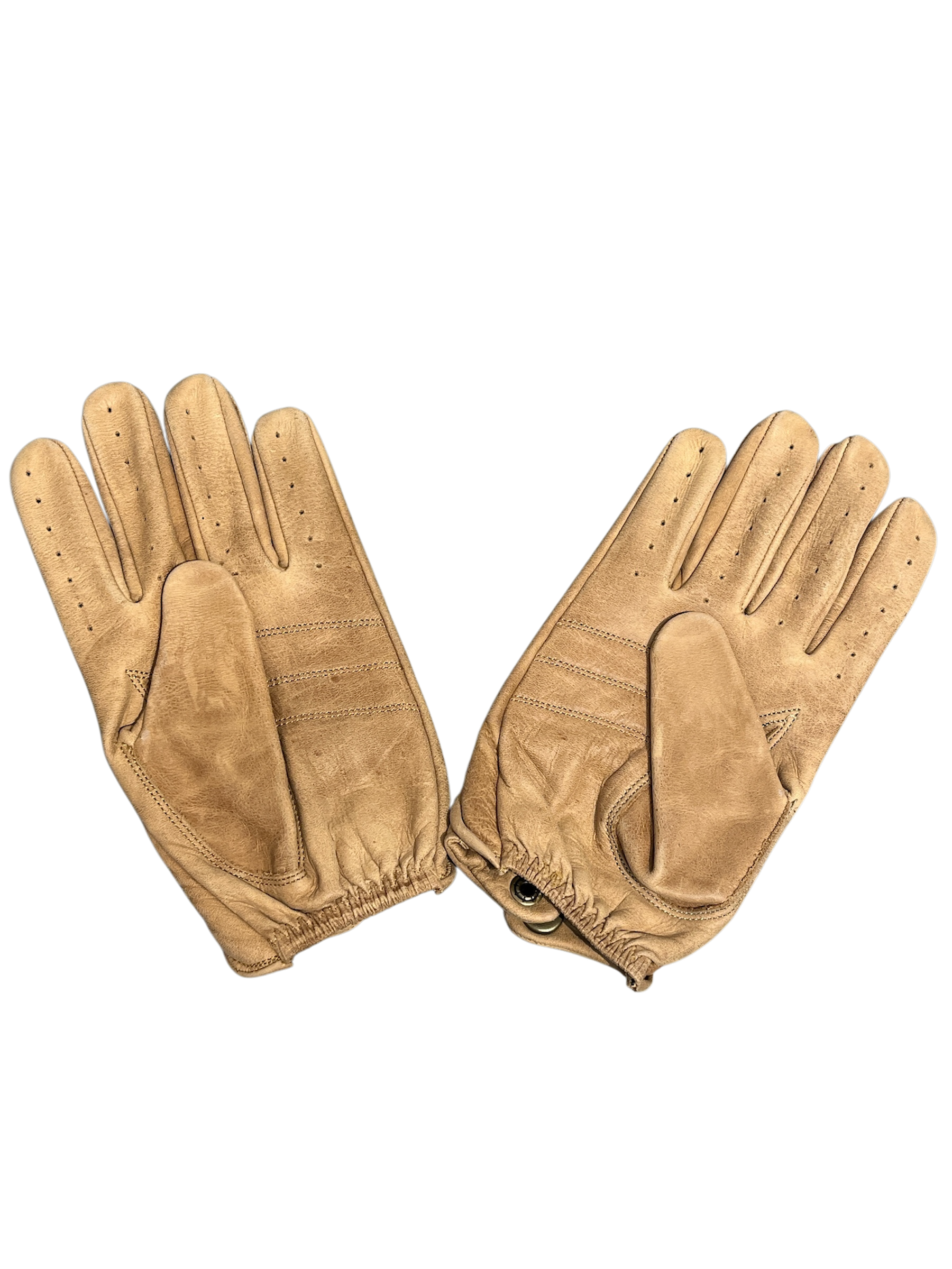 AIME LEON DORE/Gloves, Mittens/Leather/BEG/M SNAP CLOSURE view 2