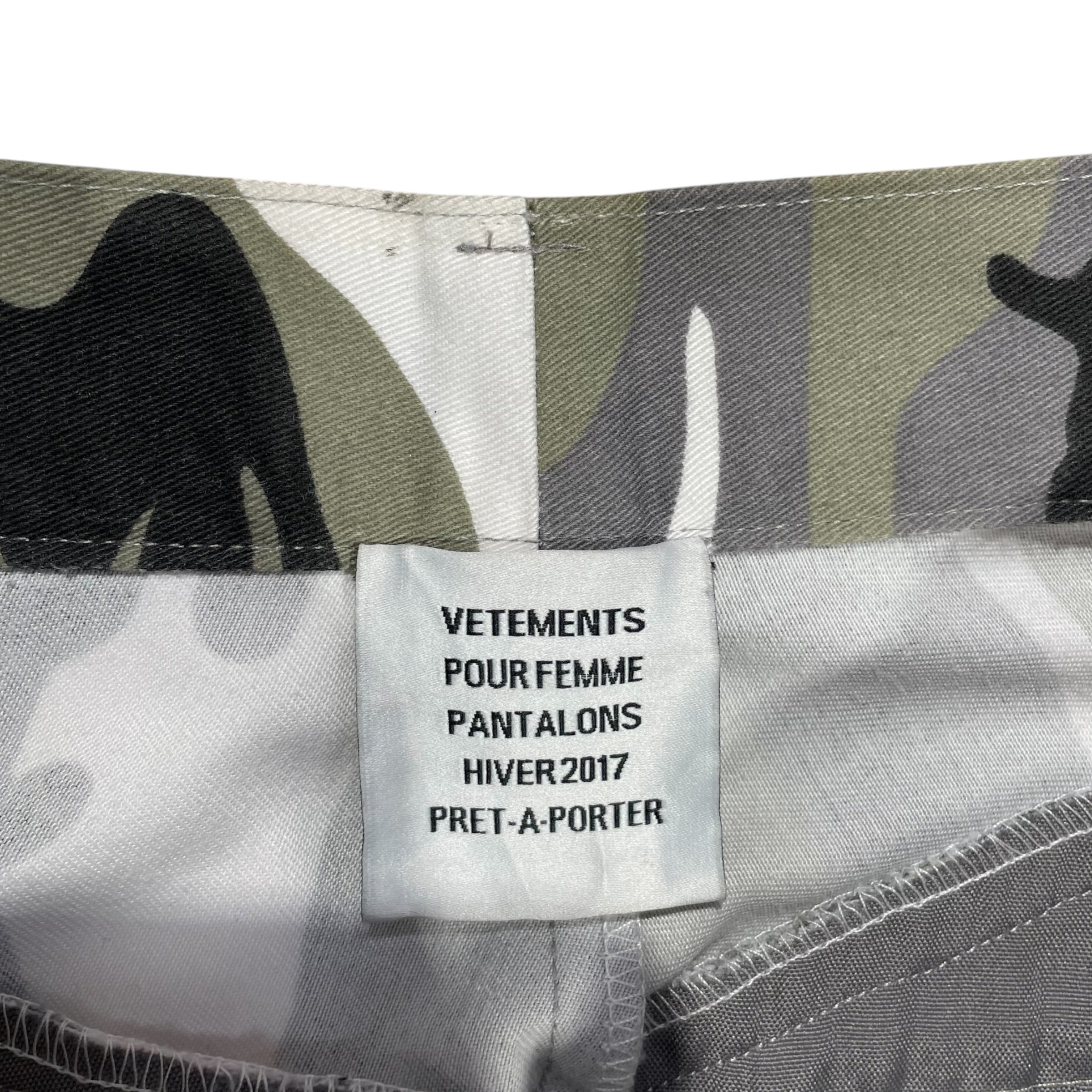 VETEMENTS/Cargo Pants/M/Cotton/MLT/Camouflage/CAMO CARGO PANTS view 3