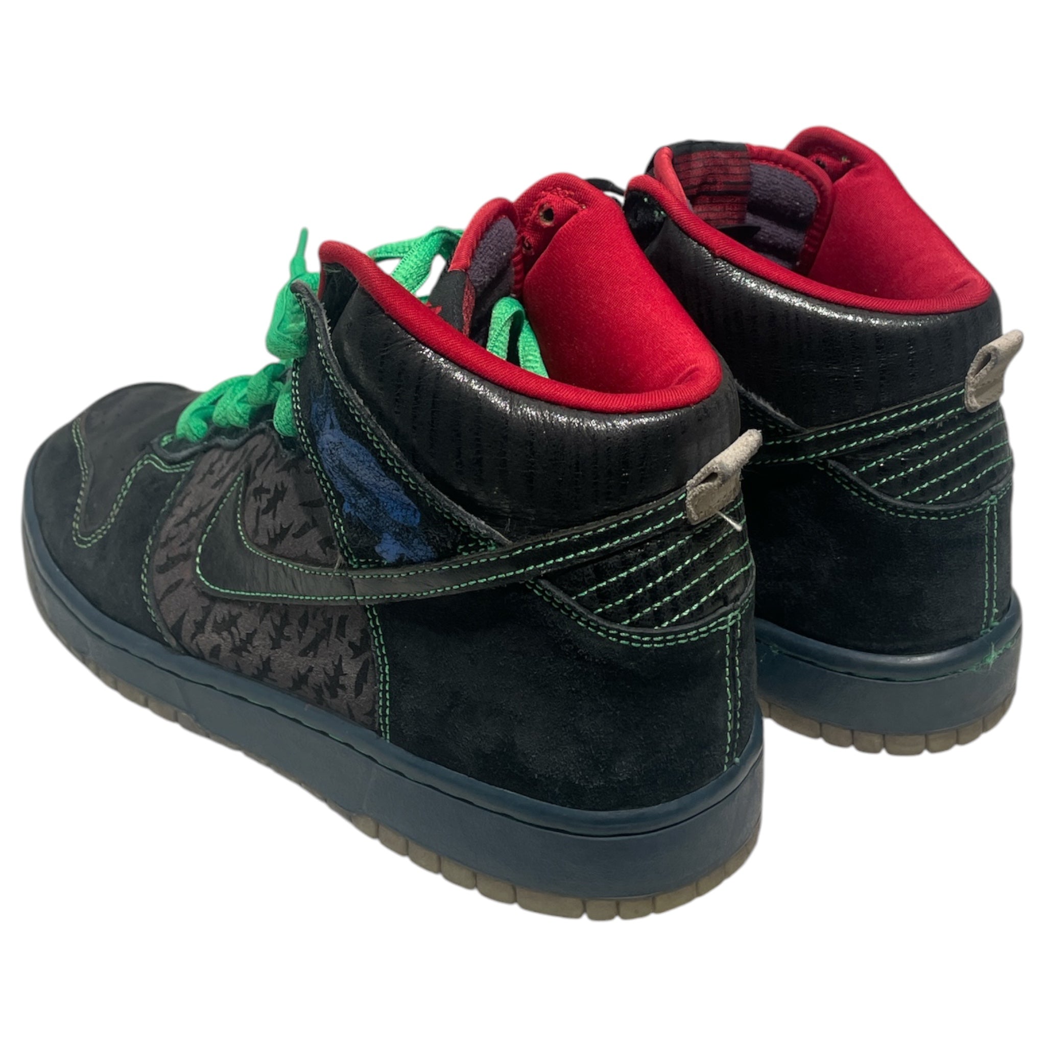NIKE/Hi-Sneakers/US 9.5/All Over Print/BLK/TWIN PEAKS DUNK SB view 2