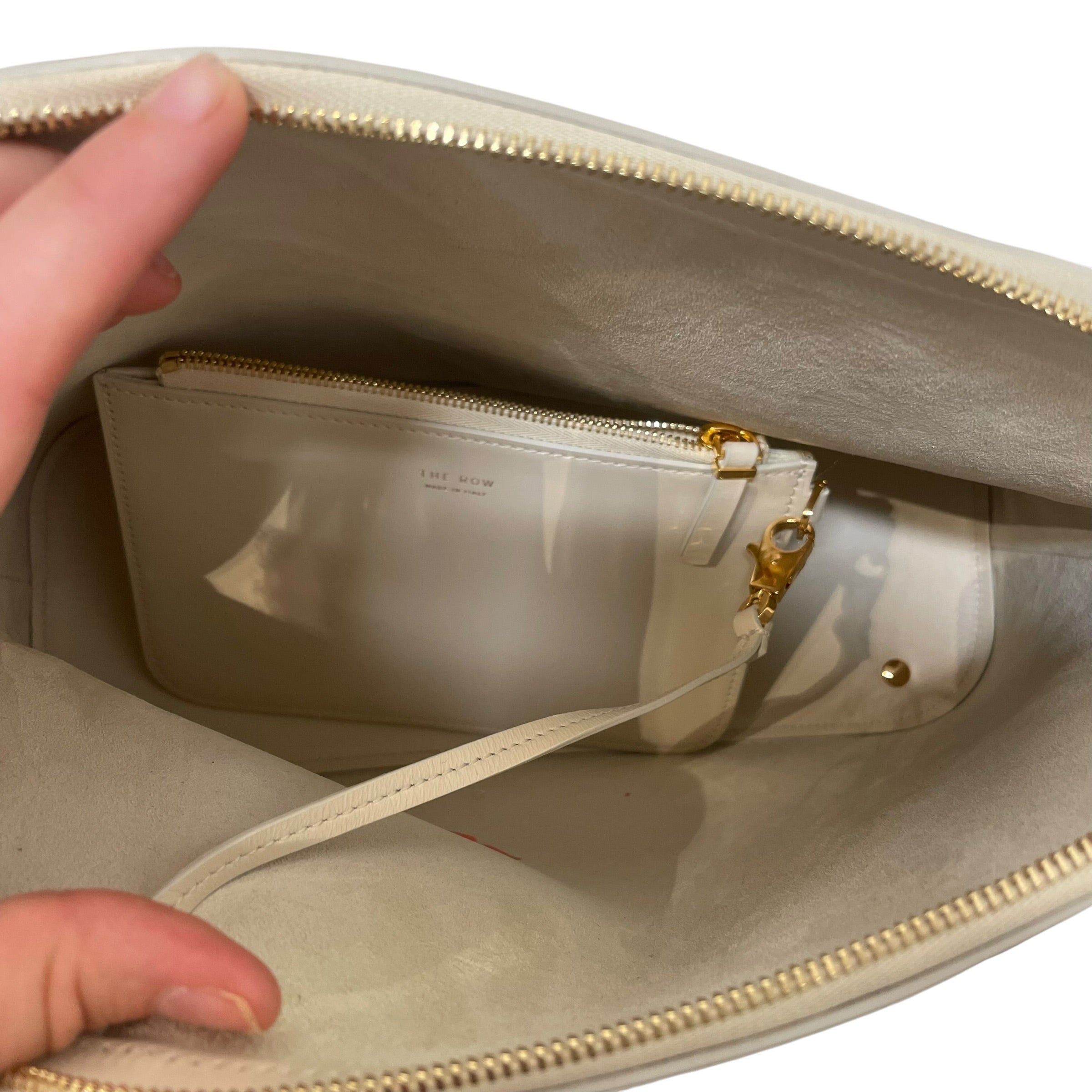 THE ROW/Bag/Leather/CRM/LADY BAG + POCHETTE view 4
