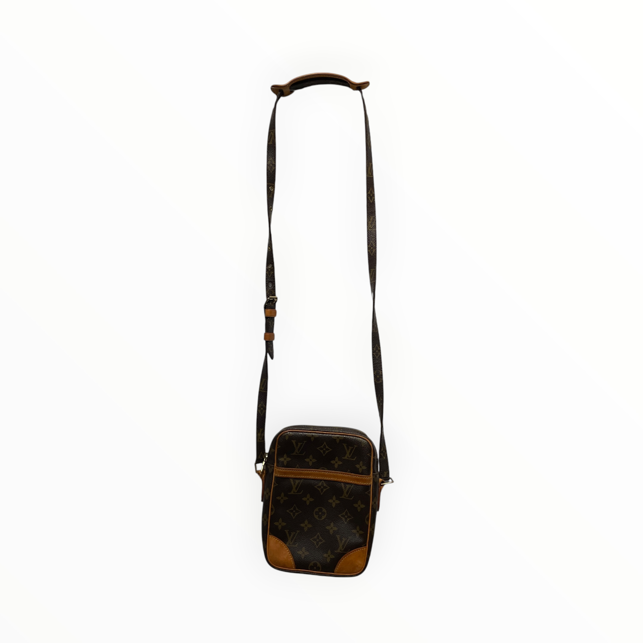 LOUIS VUITTON/Cross Body Bag/Monogram/Leather/BRW/amozone view 1