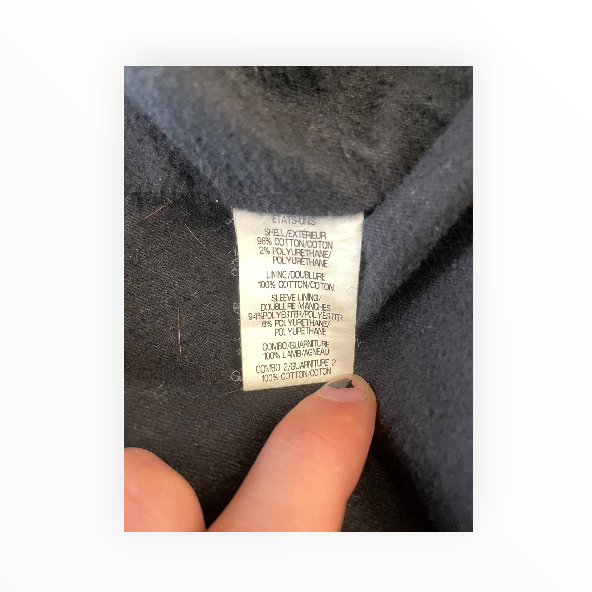 Helmut Lang/Leather Jkt/S/Cotton/BLK/ view 4