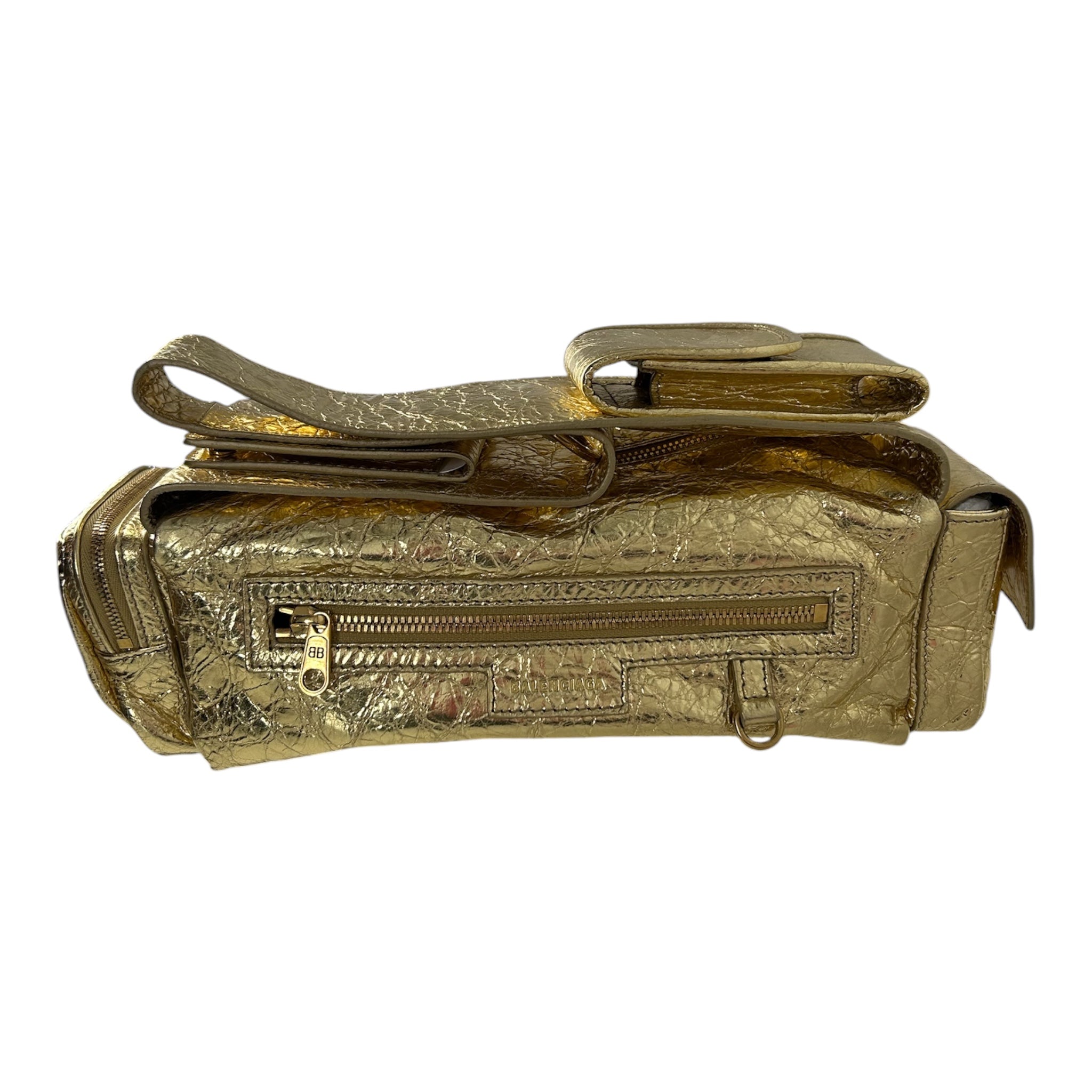 BALENCIAGA/Bag/S/Leather/GLD/superbusy, wit many holders view 5