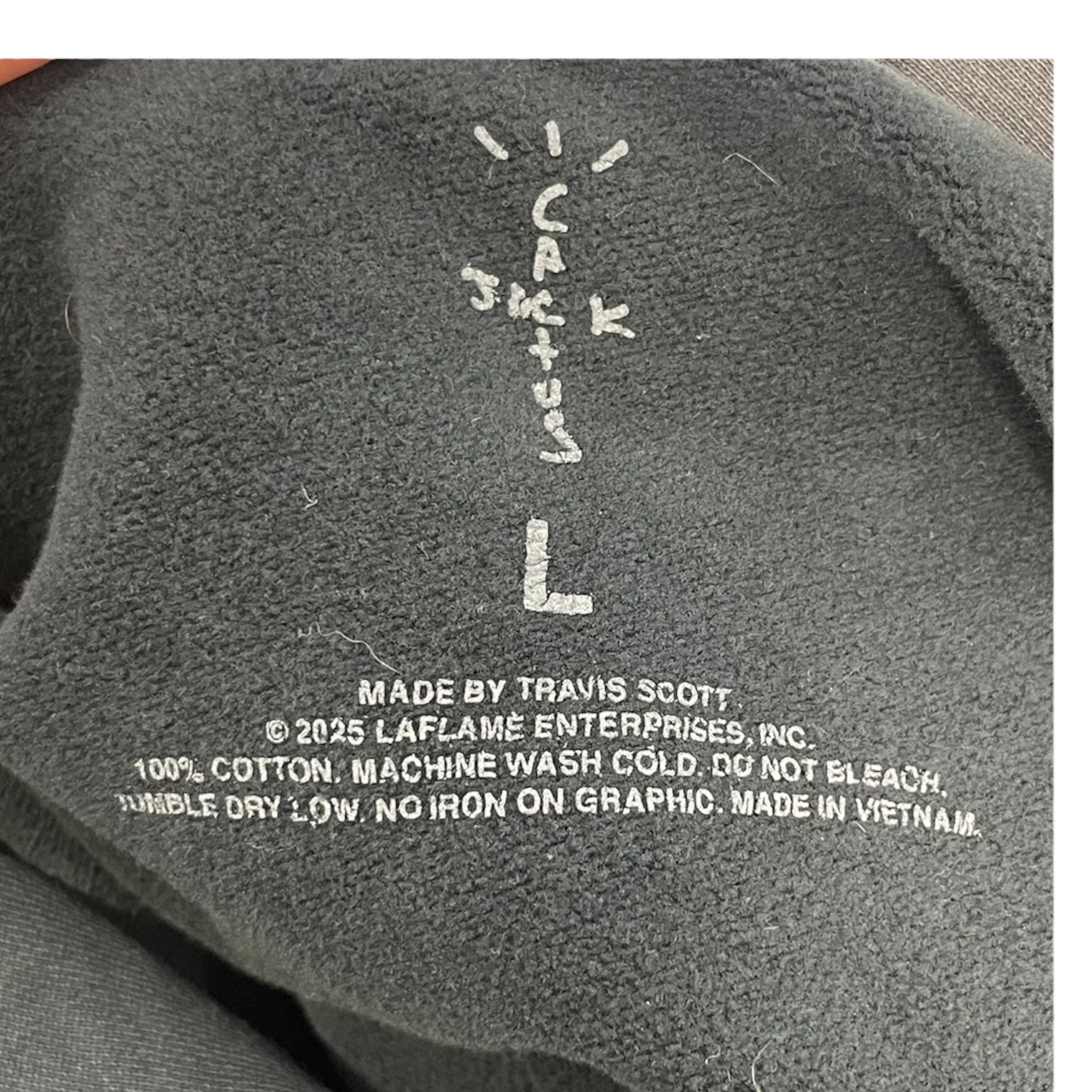 CACTUS JACK/Hoodie/L/Cotton/BLK/CHARCOAL BLK view 4