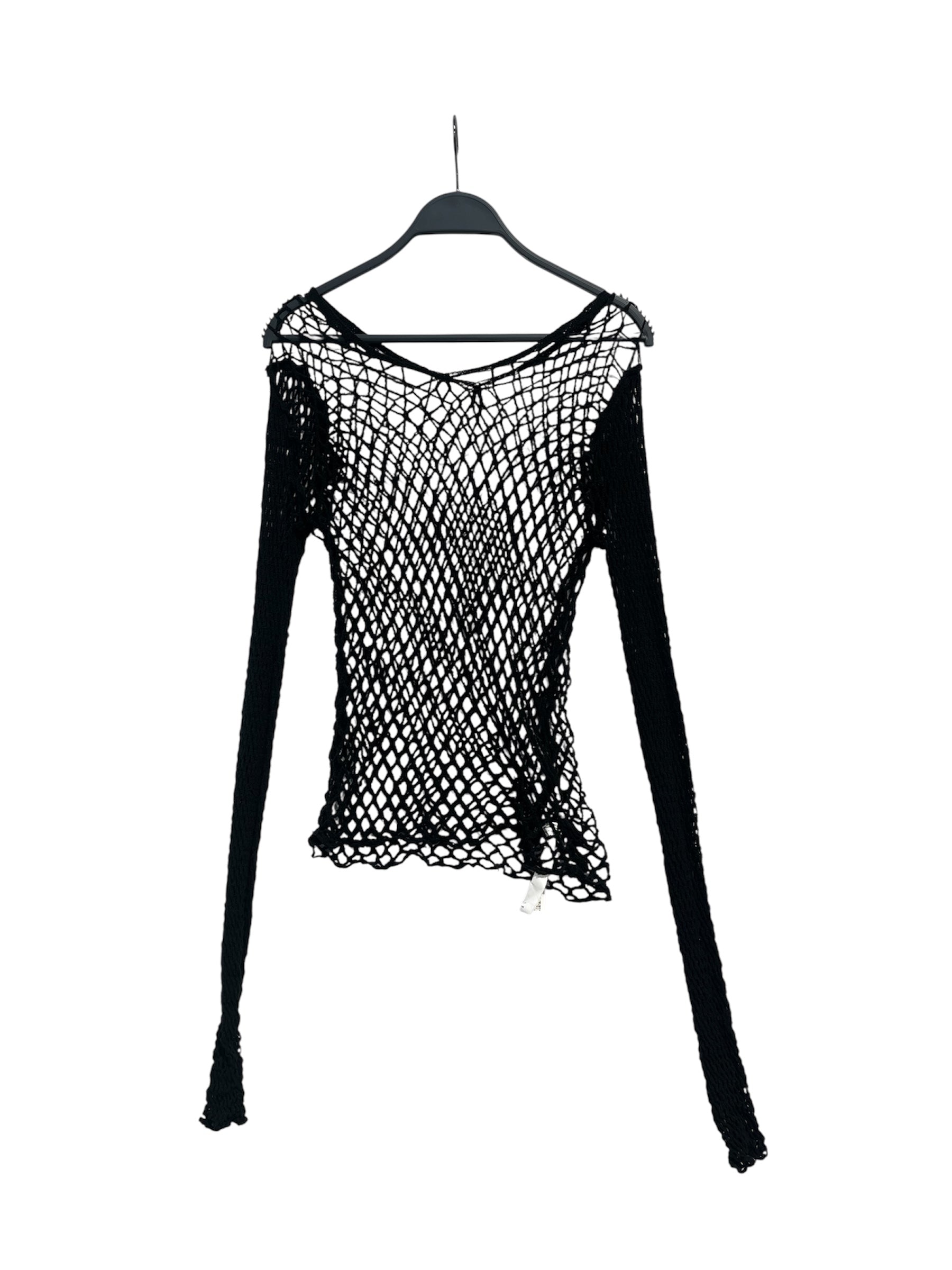 JUNYA WATANABE COMME des GARCONS/Tops/S/Cotton/BLK/FISHNET LONG SLEEVE view 1