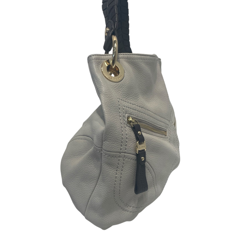 B.MAKOWSKY/Cross Body Bag/Leather/WHT/