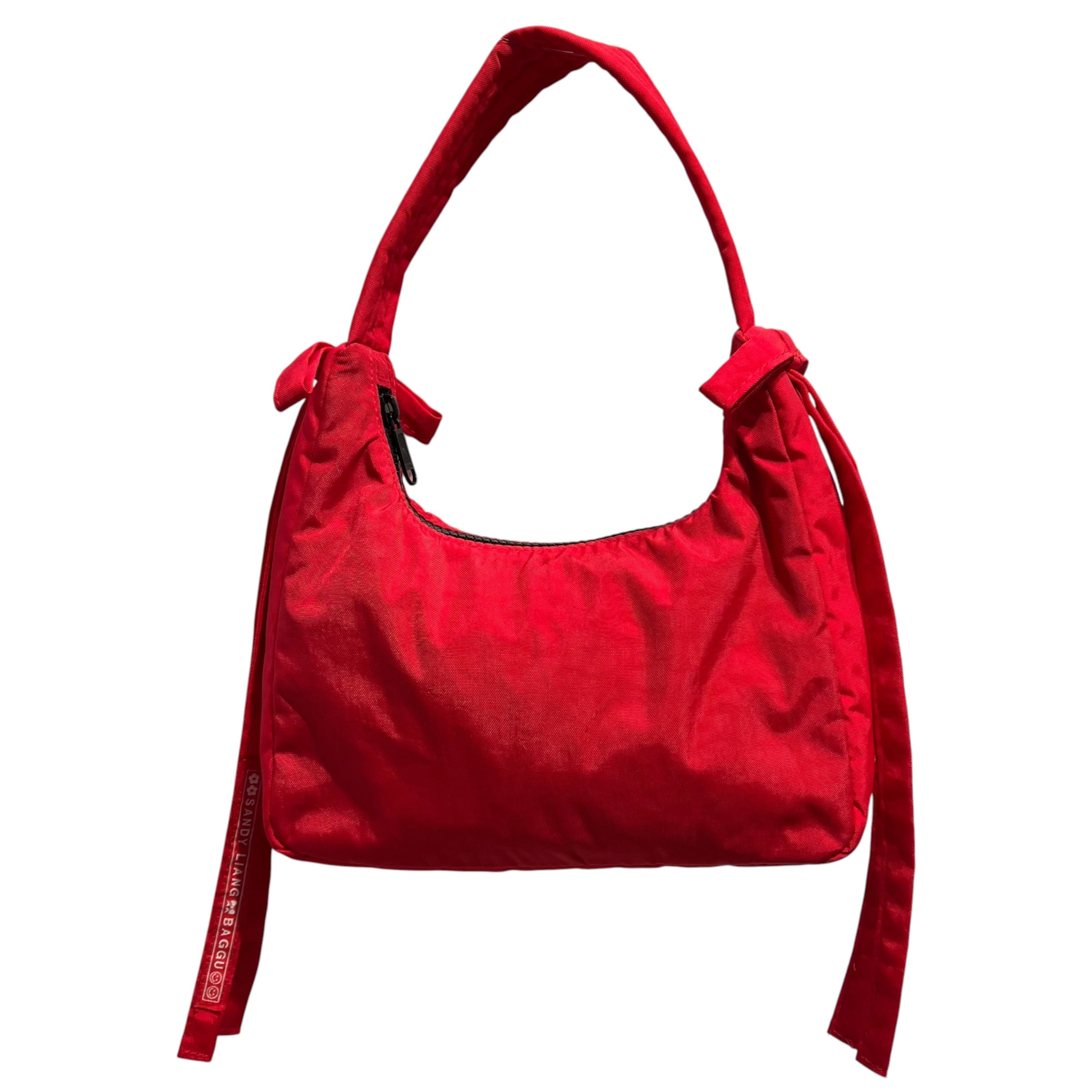 Sandy Liang/BAGGU/Hand Bag/Nylon/RED/BOW BAG view 1