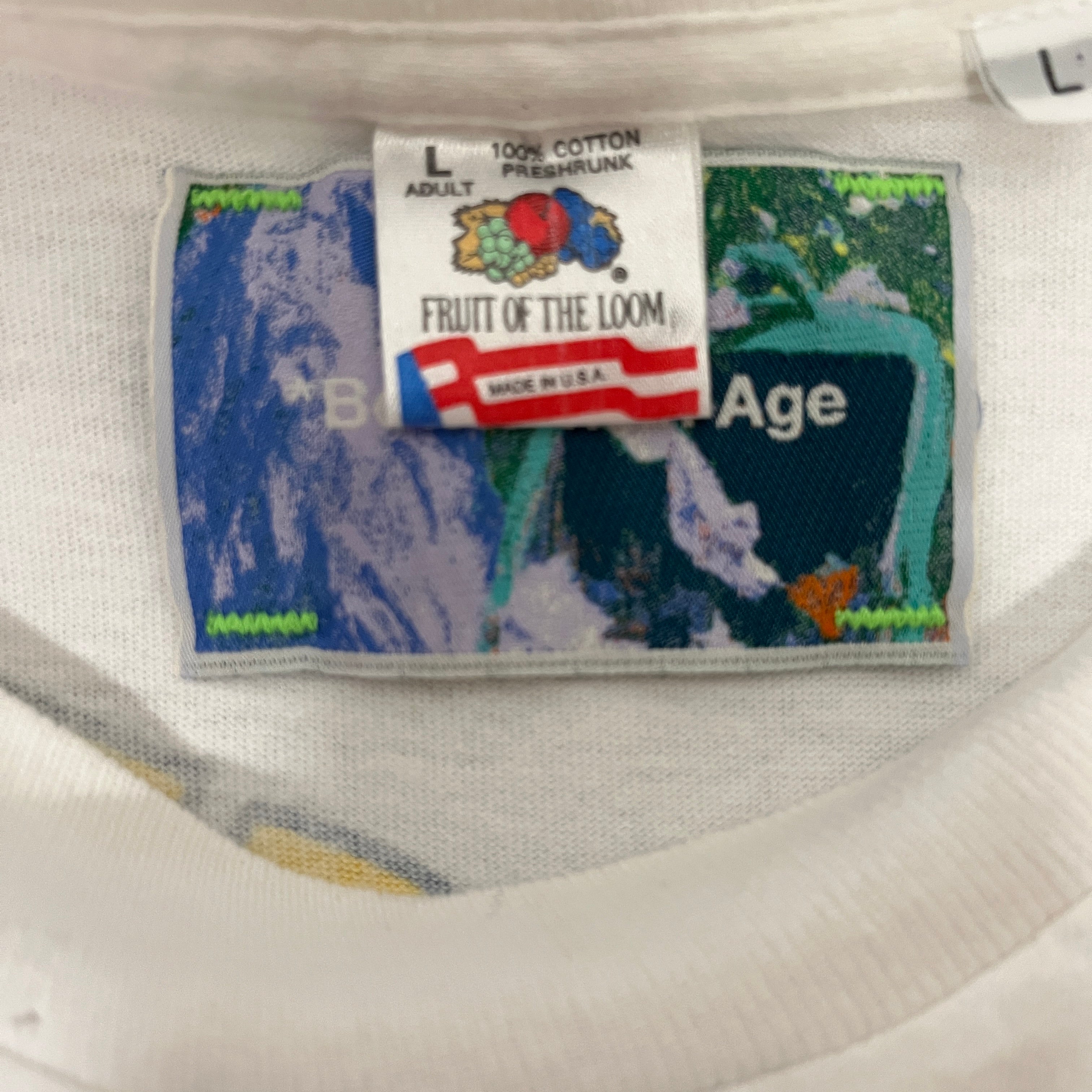 Better With Age/T-Shirt/L/Cotton/WHT/Graphic/AREA 69 view 3
