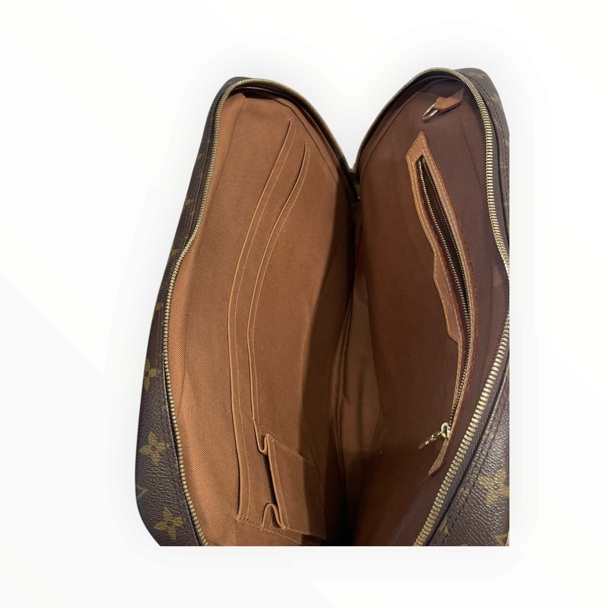 LOUIS VUITTON/Bag/Leather/BRW/Mono Porte-Doc Pegase view 4